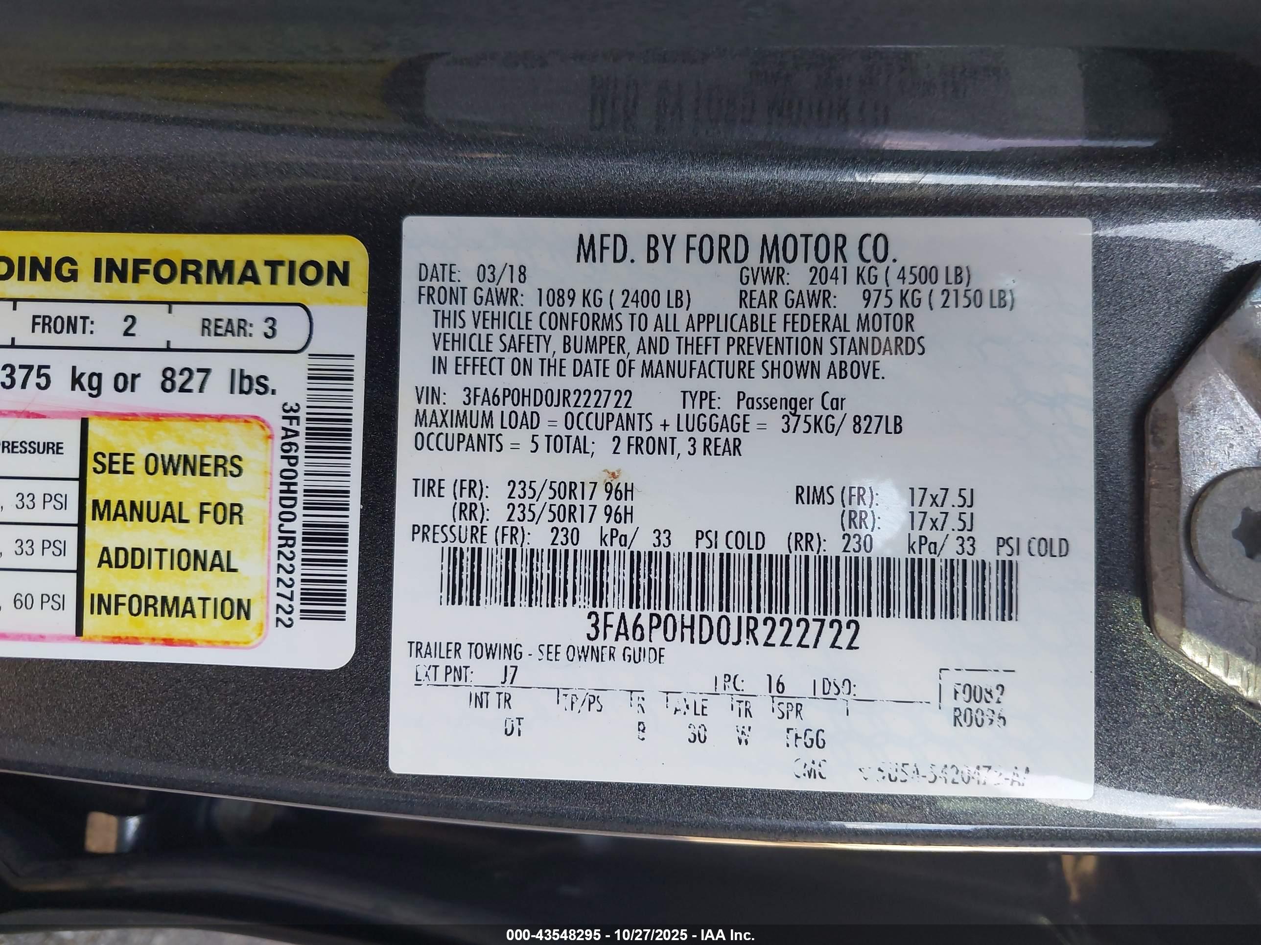 FORD FUSION image 9