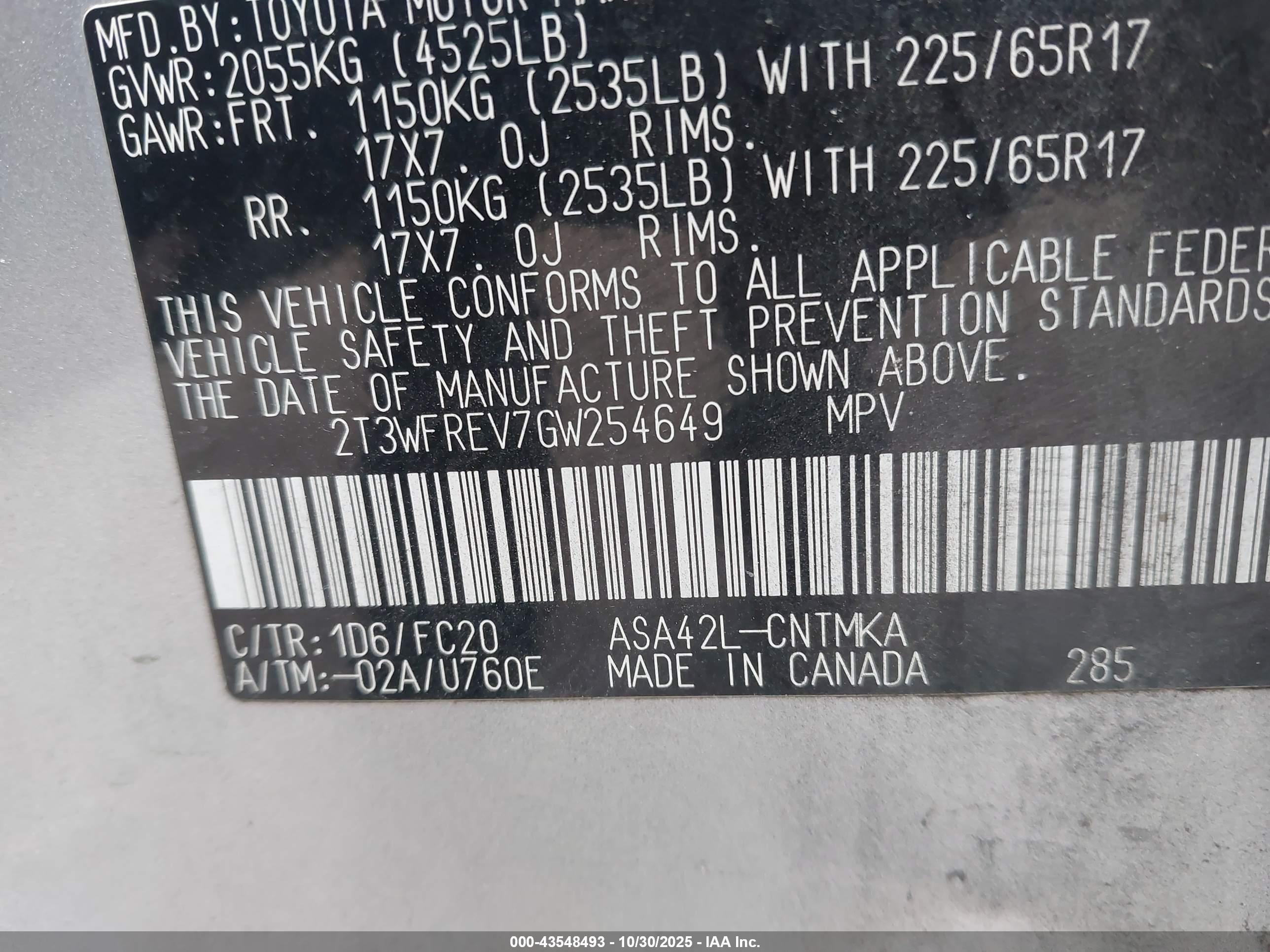 TOYOTA RAV4 image 9