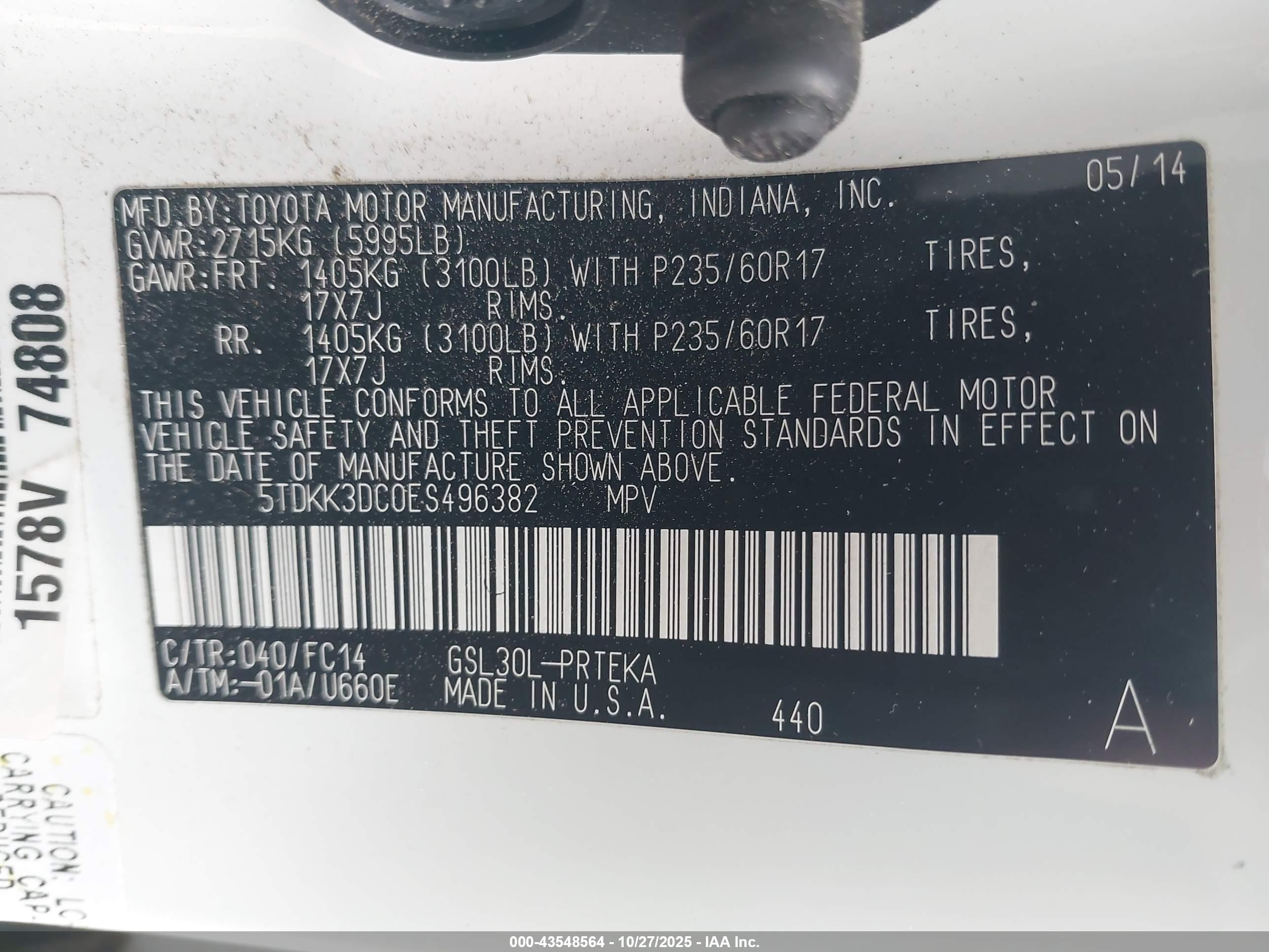 TOYOTA SIENNA image 9