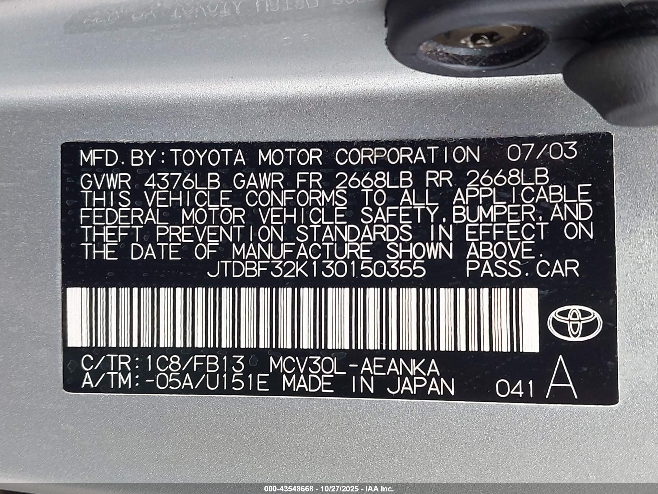 TOYOTA CAMRY image 9