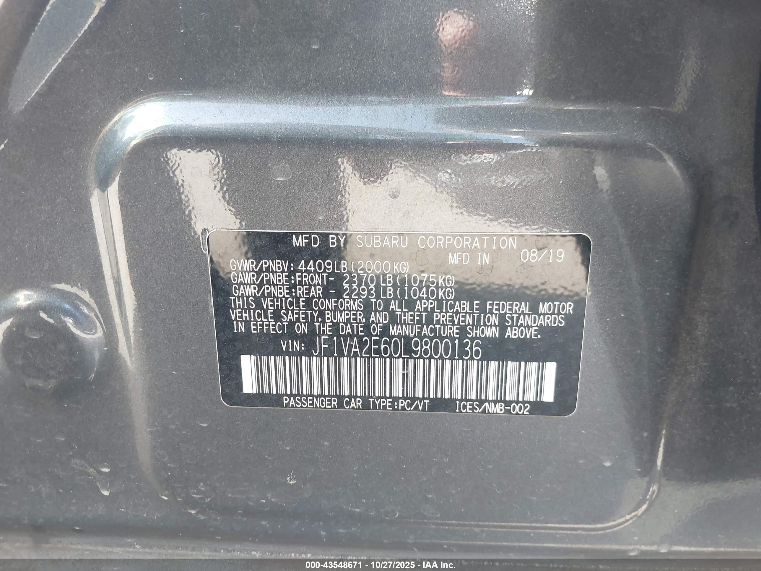 SUBARU WRX image 9