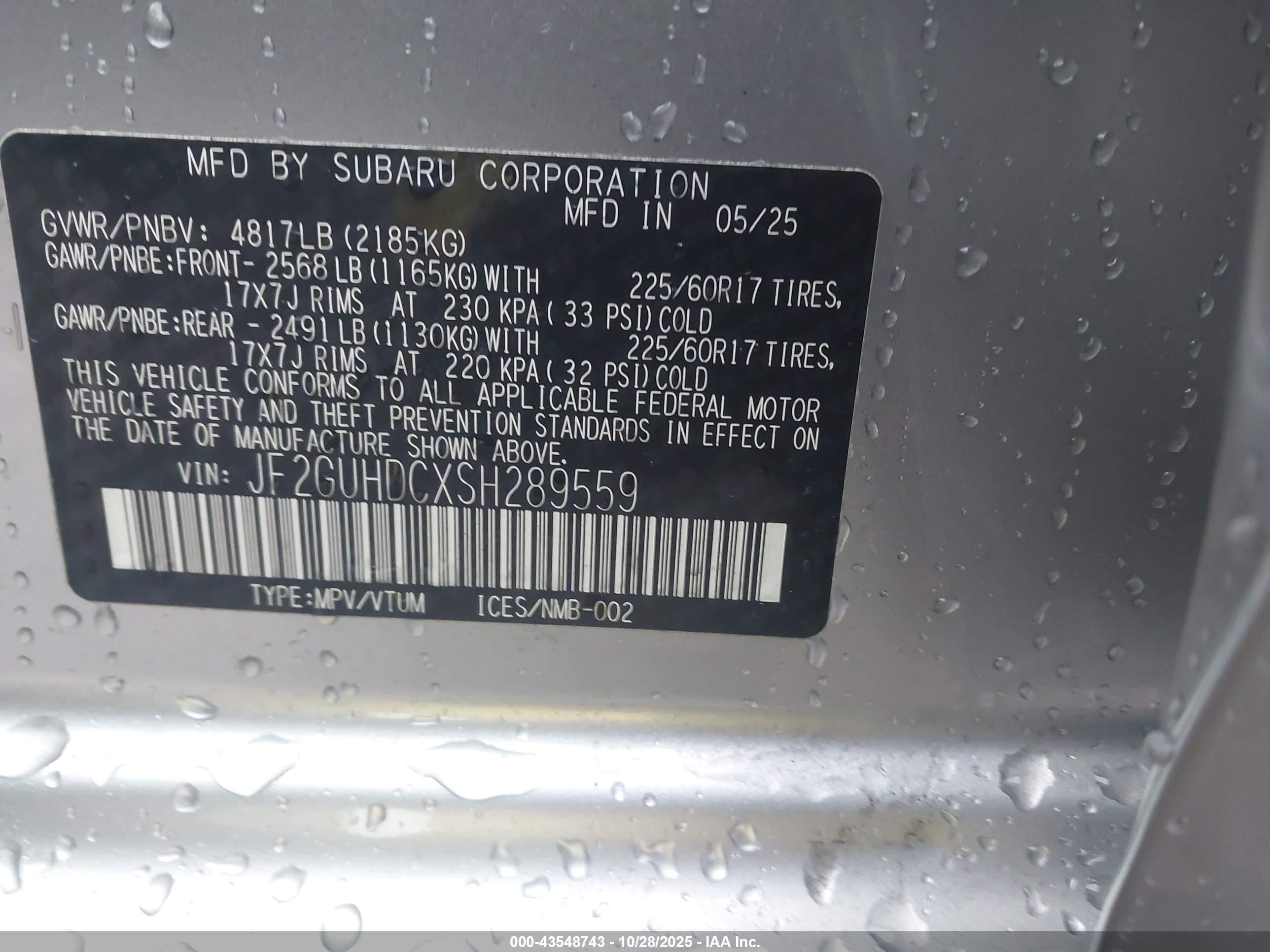 SUBARU CROSSTREK image 9