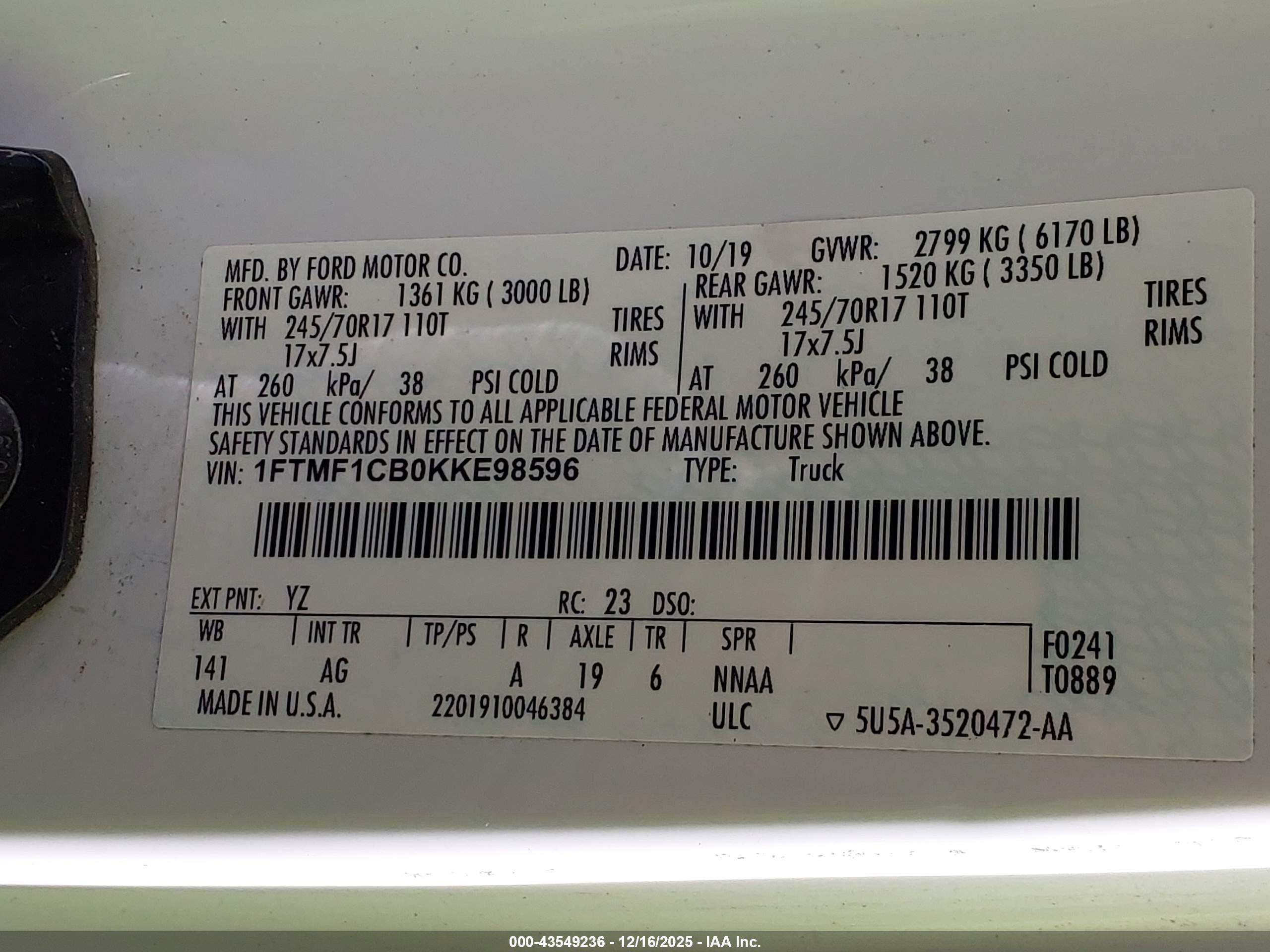 FORD F150 image 9