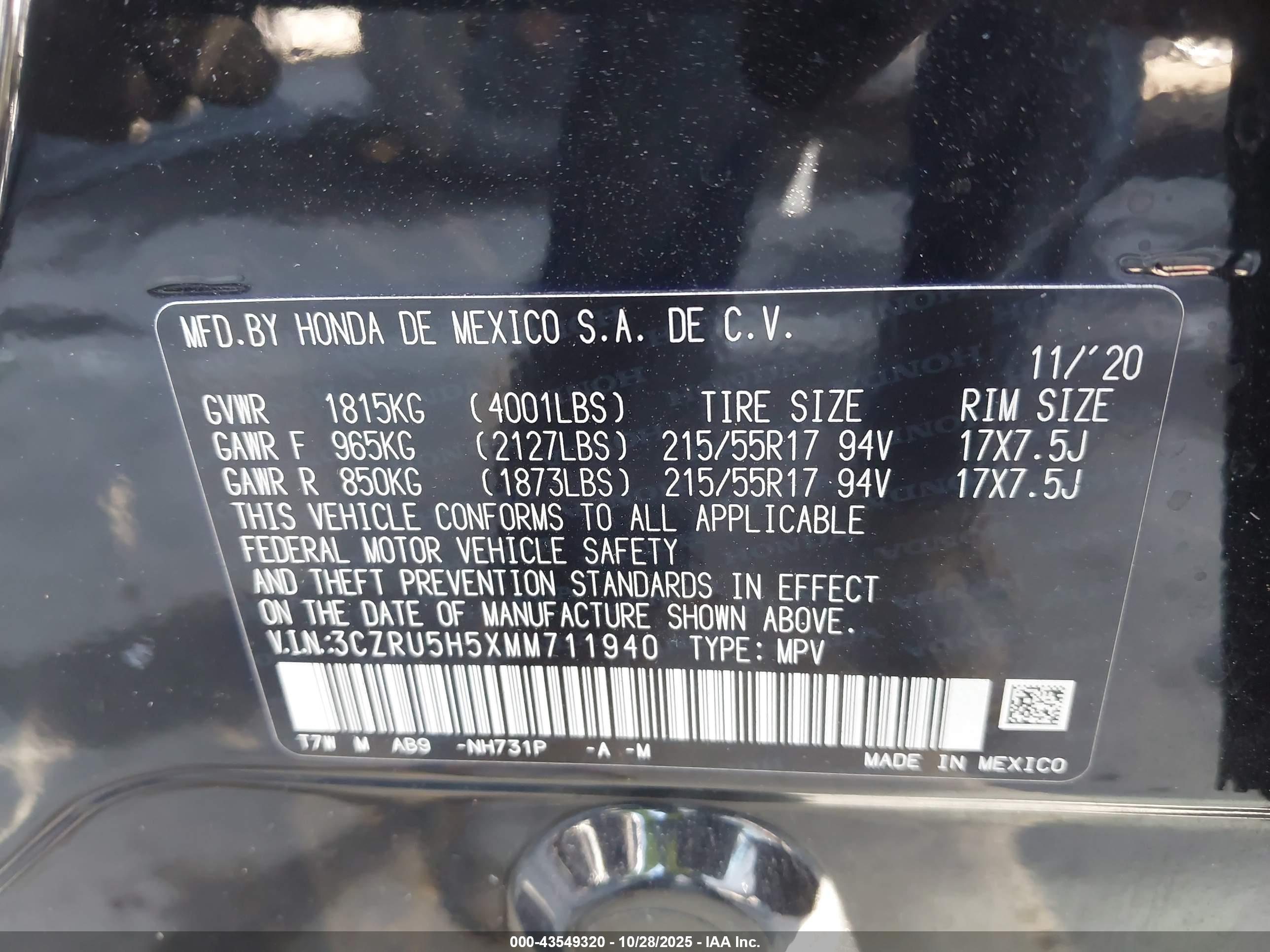 HONDA HR-V image 9