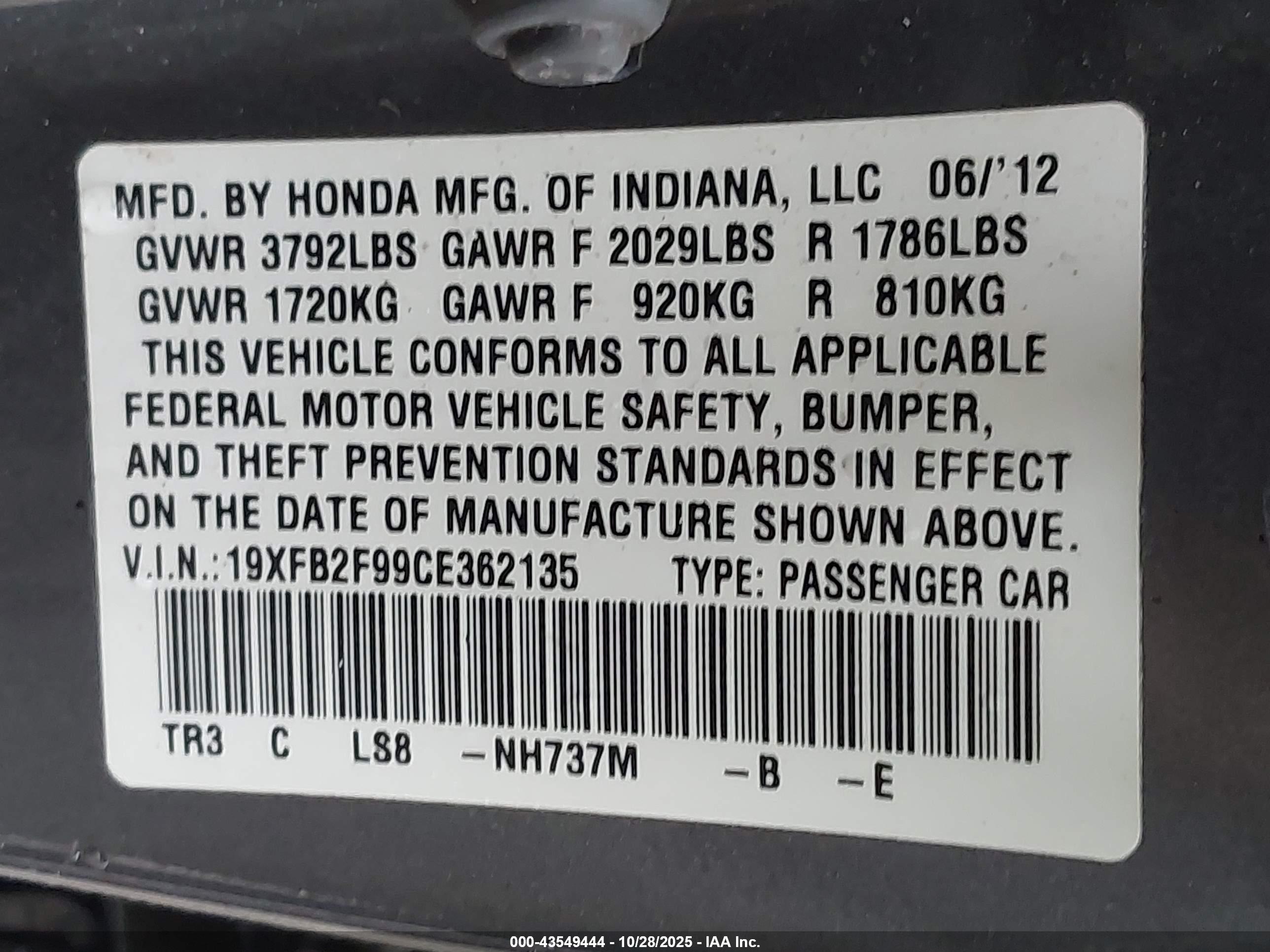 HONDA CIVIC image 9
