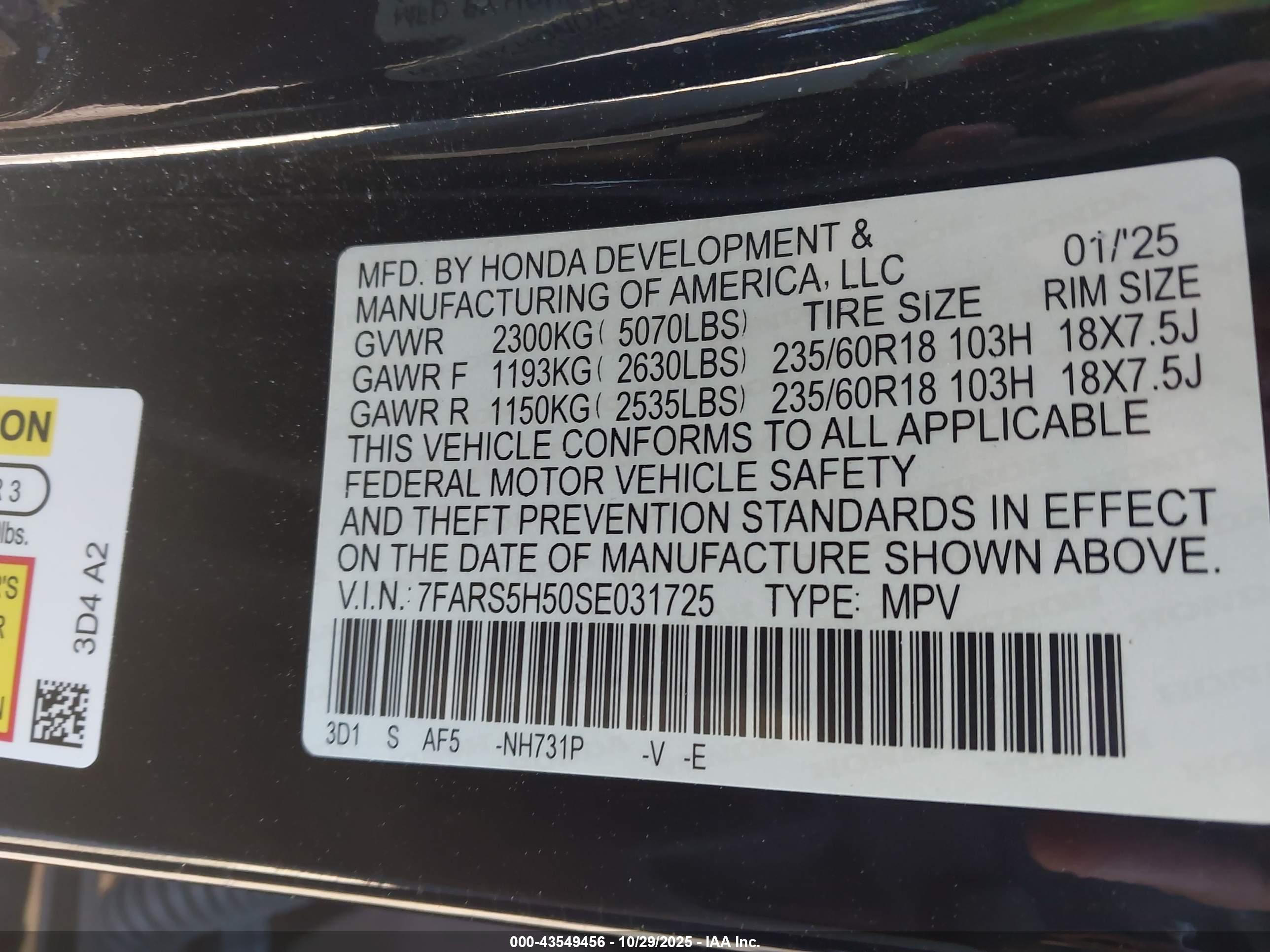 HONDA CR-V image 9