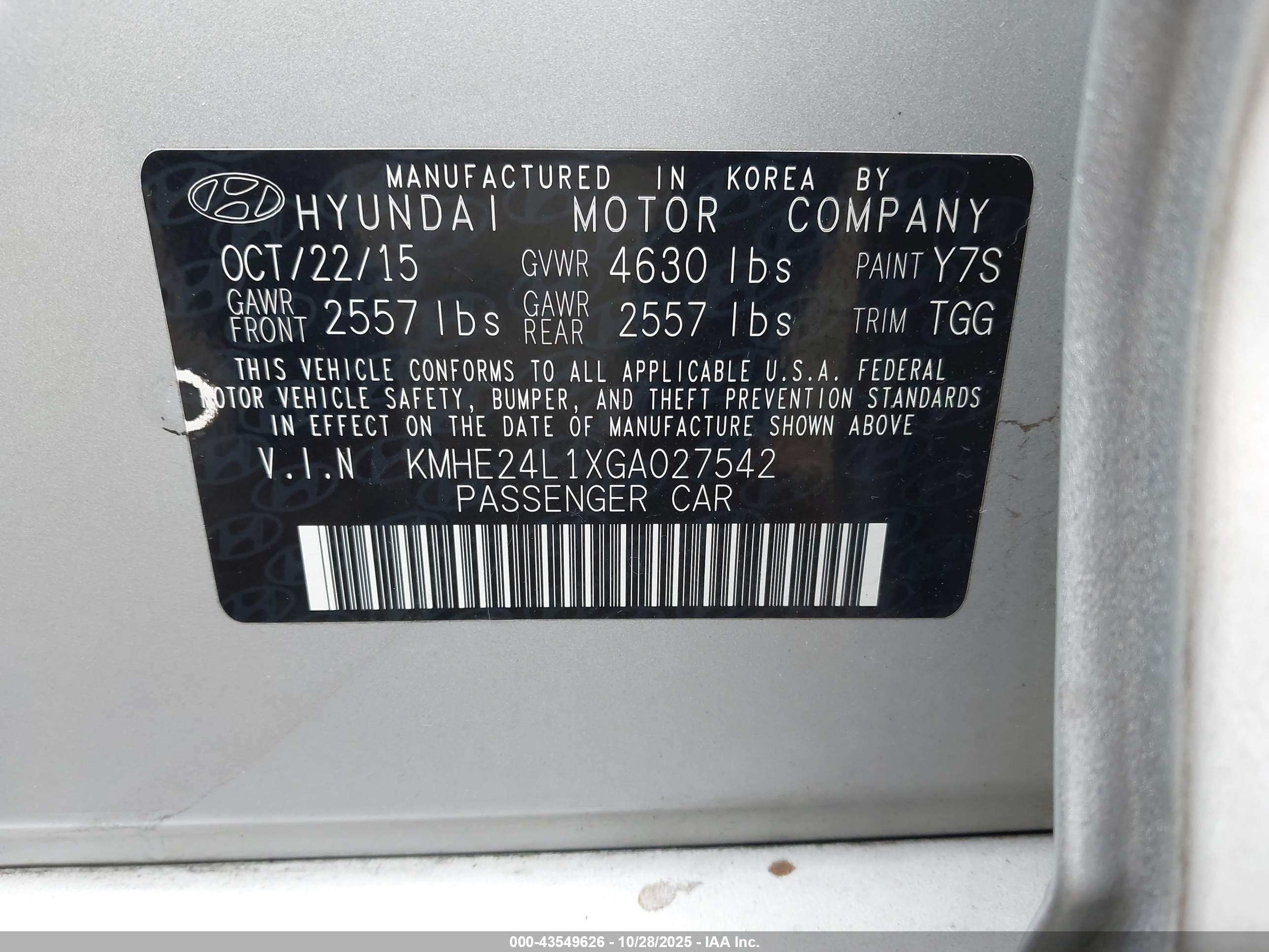 HYUNDAI SONATA image 9