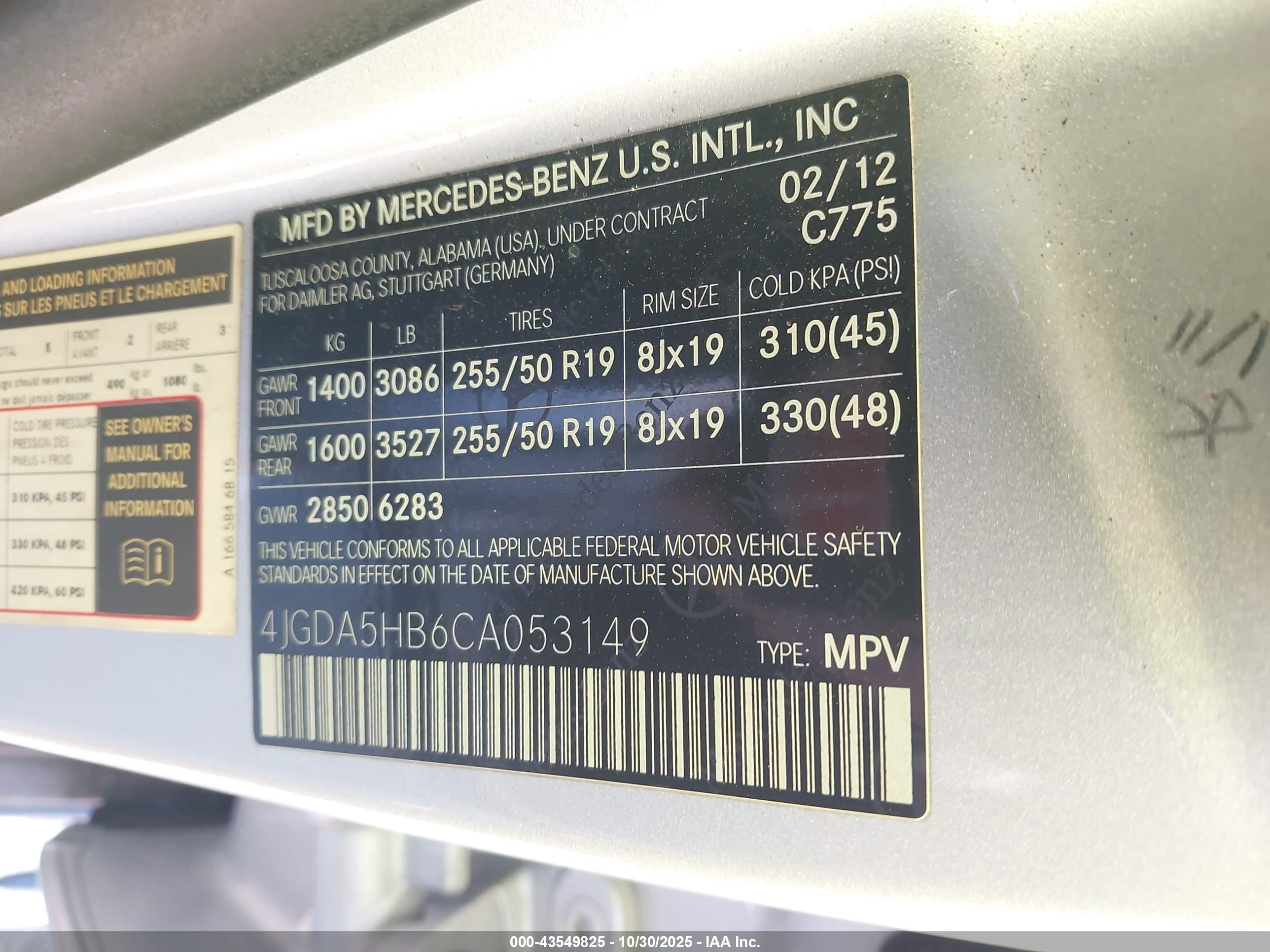 MERCEDES-BENZ ML image 9