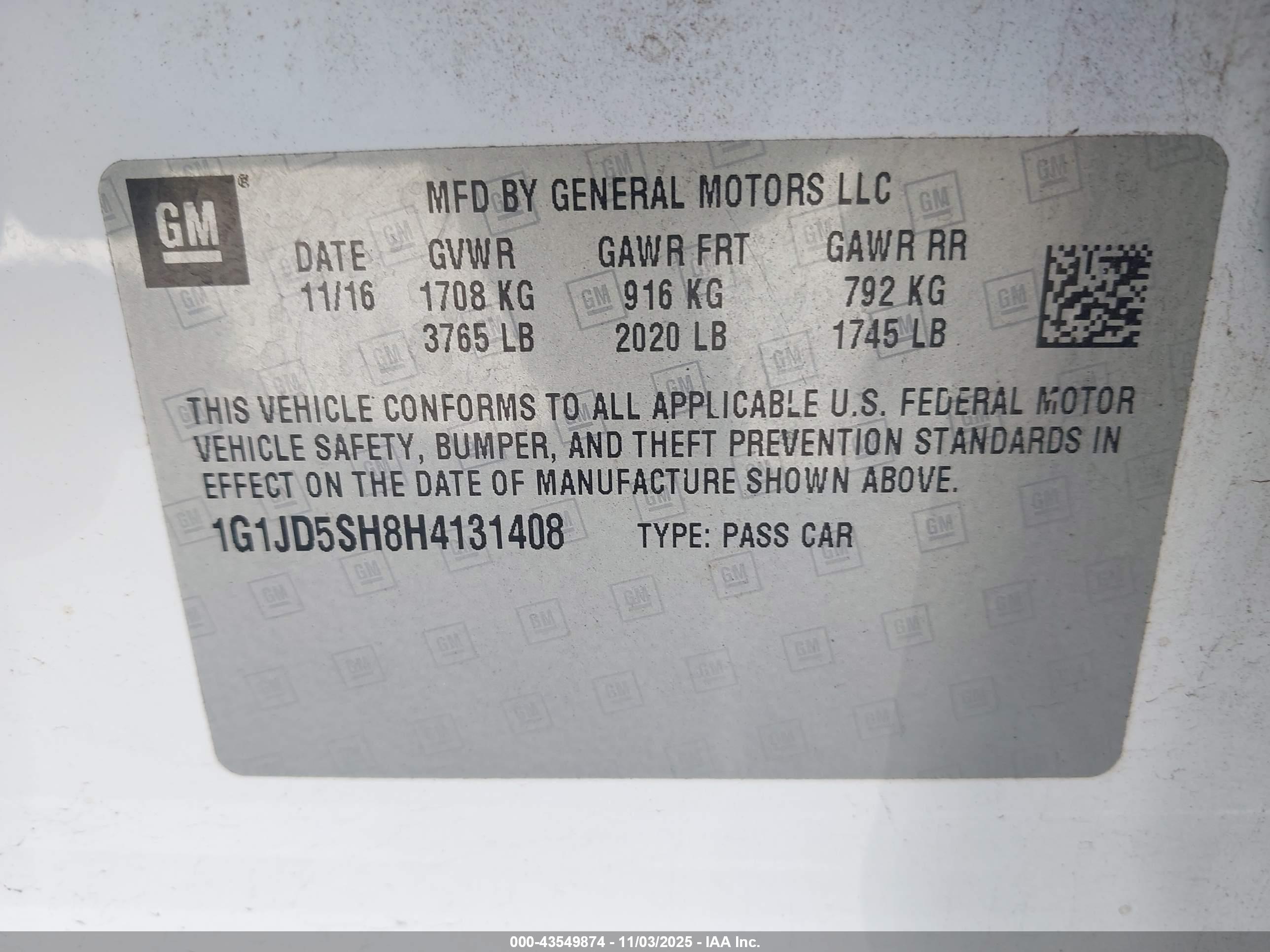 CHEVROLET SONIC image 9