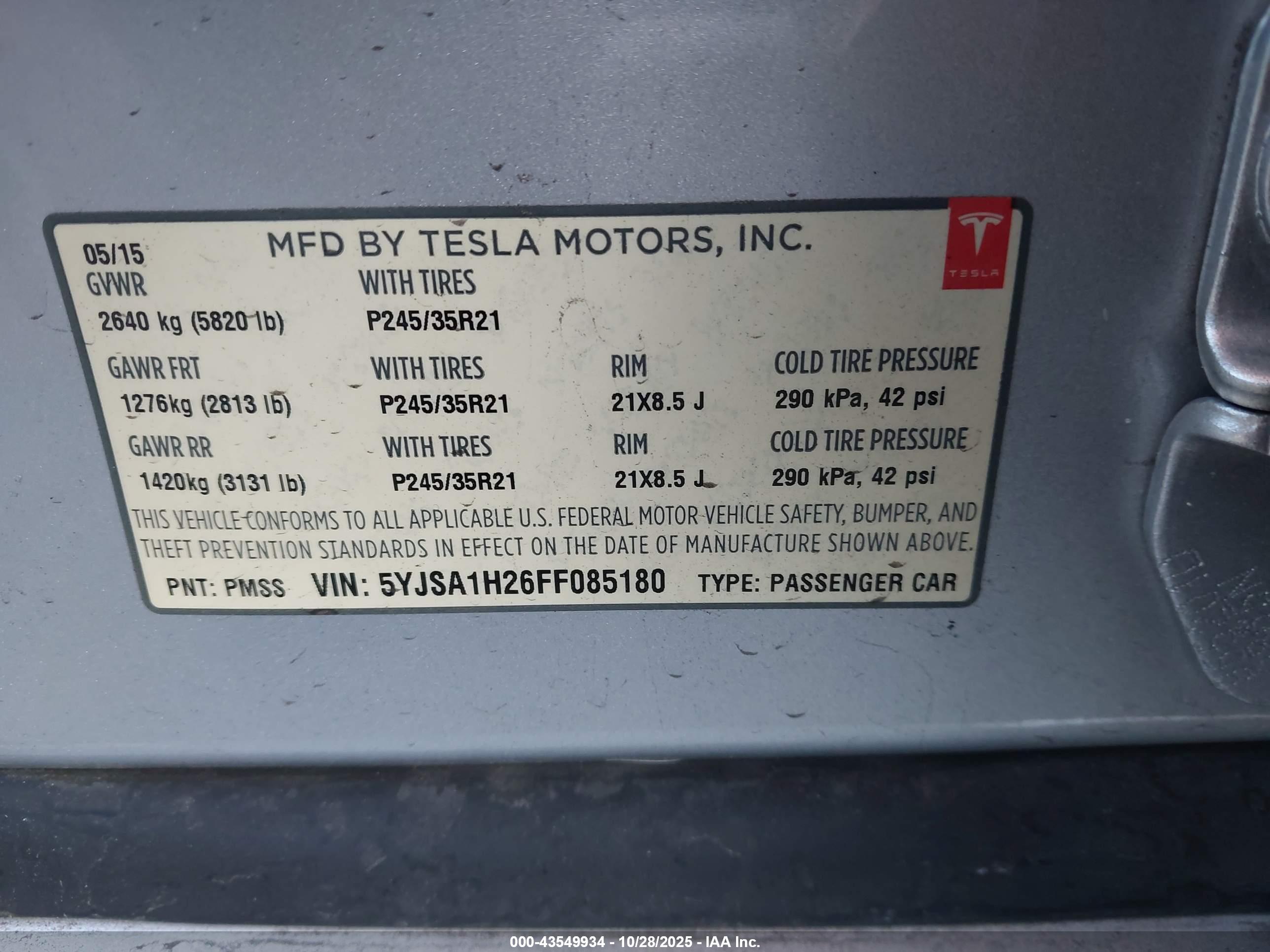 TESLA MODEL image 9