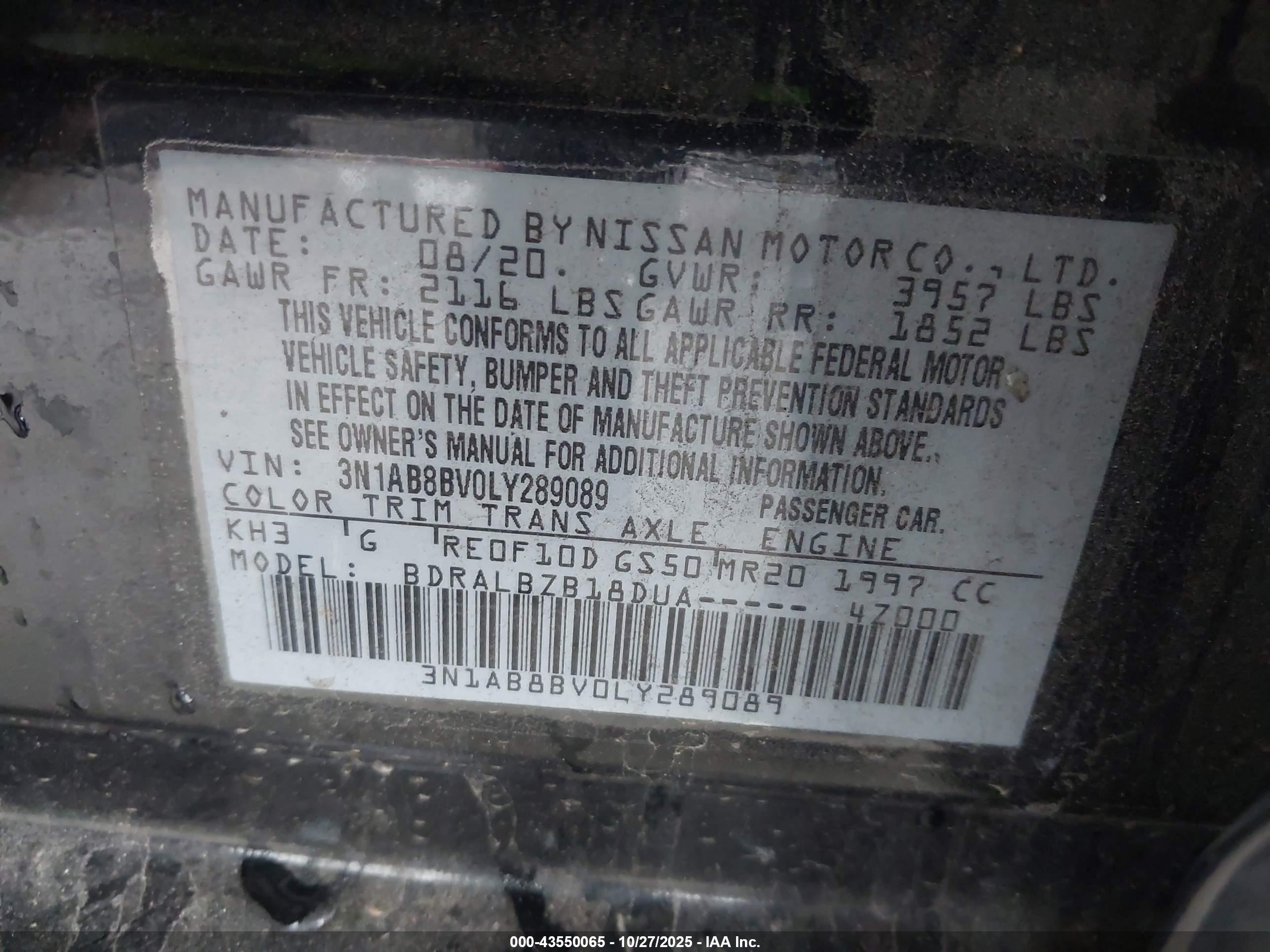 NISSAN SENTRA image 9