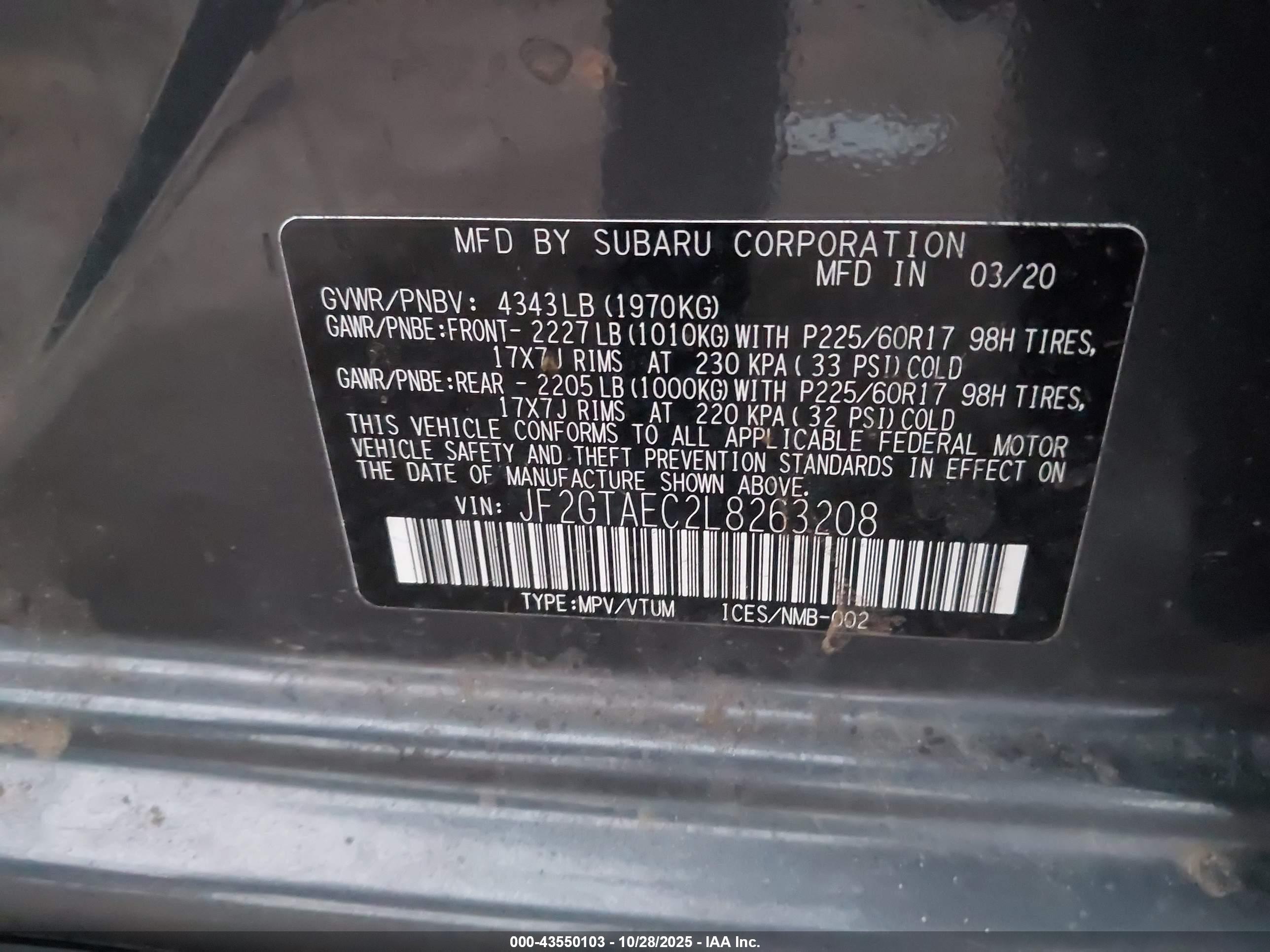SUBARU CROSSTREK image 9