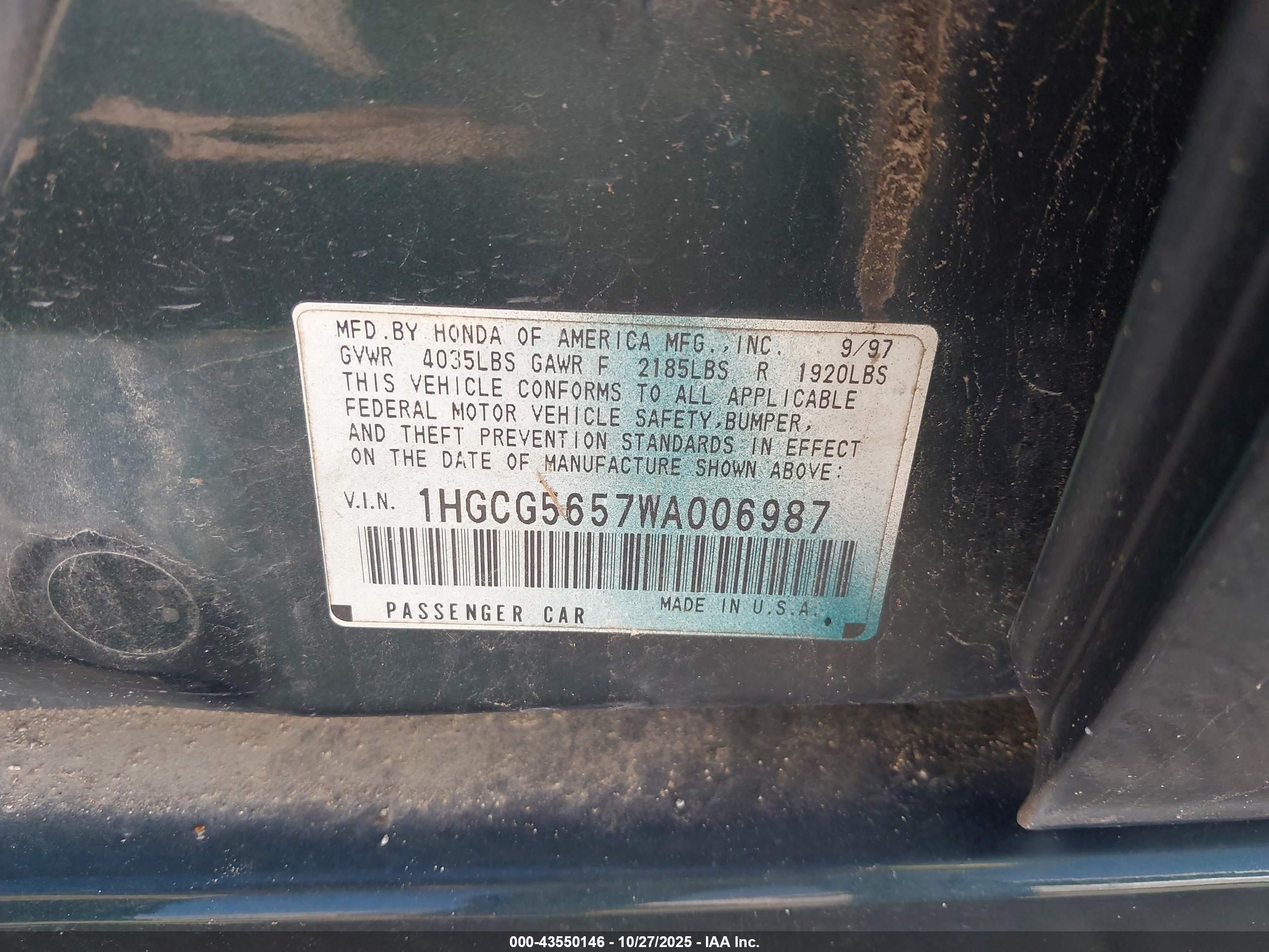 HONDA ACCORD image 9