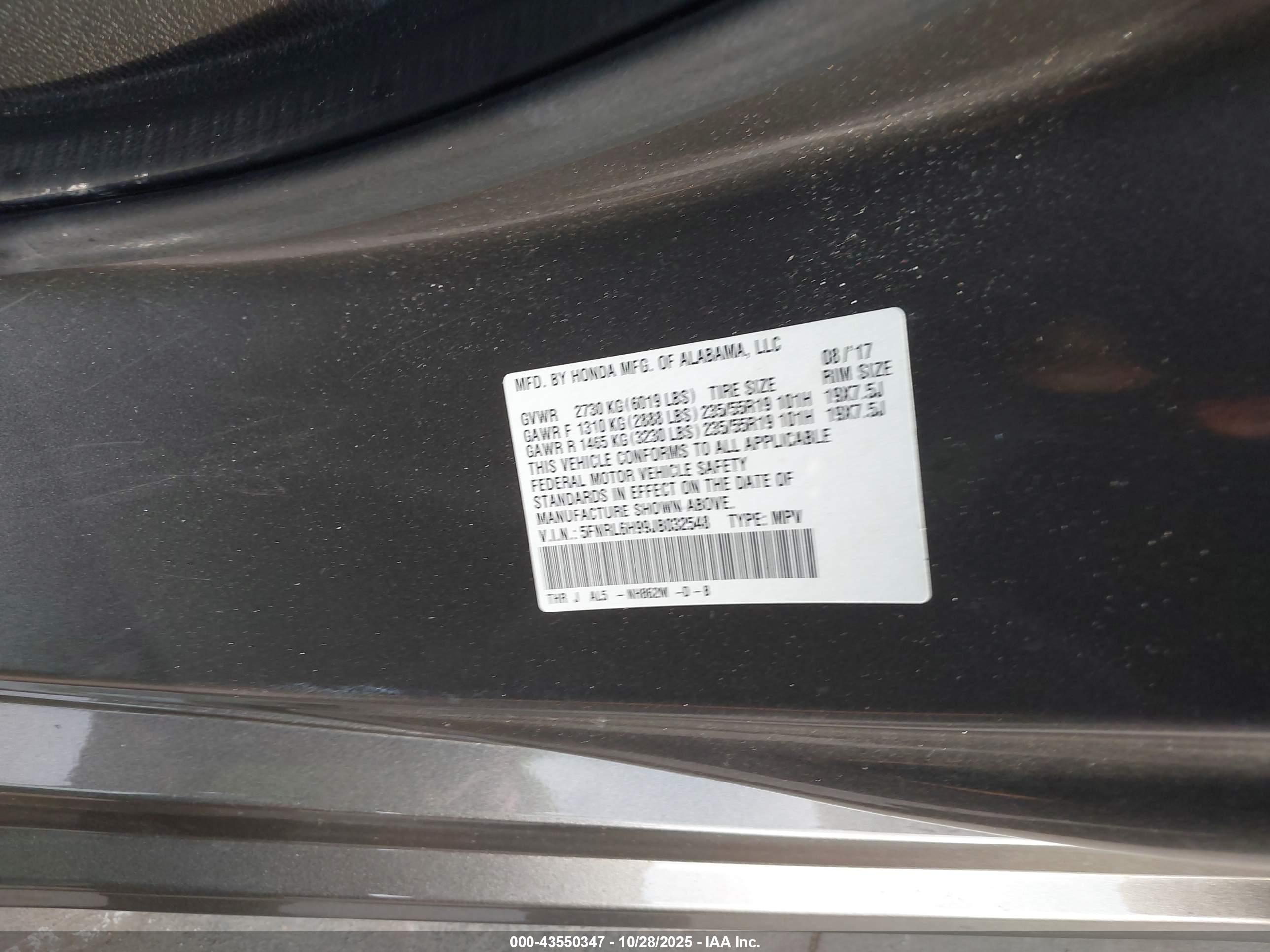 HONDA ODYSSEY image 9