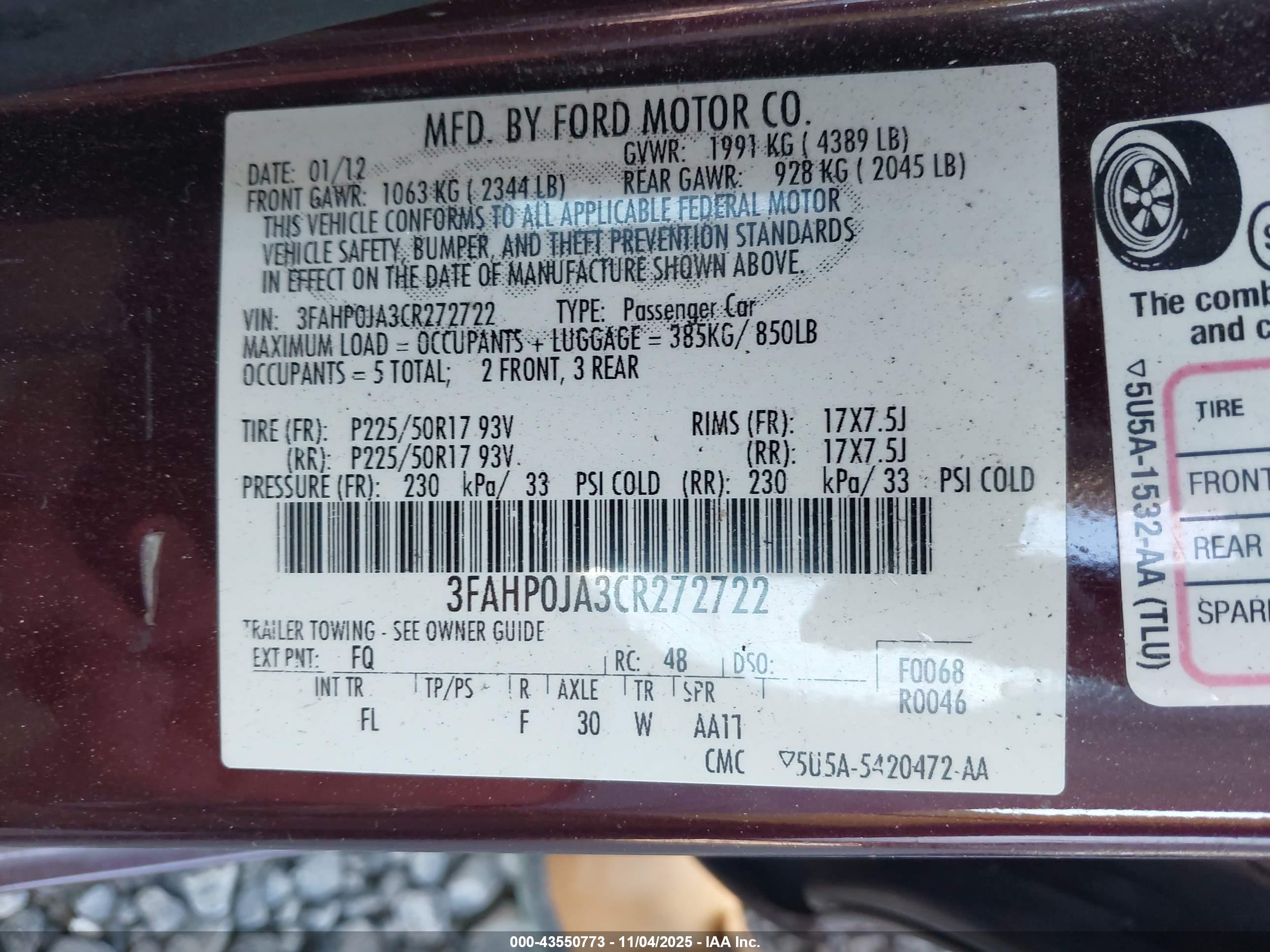 FORD FUSION image 9