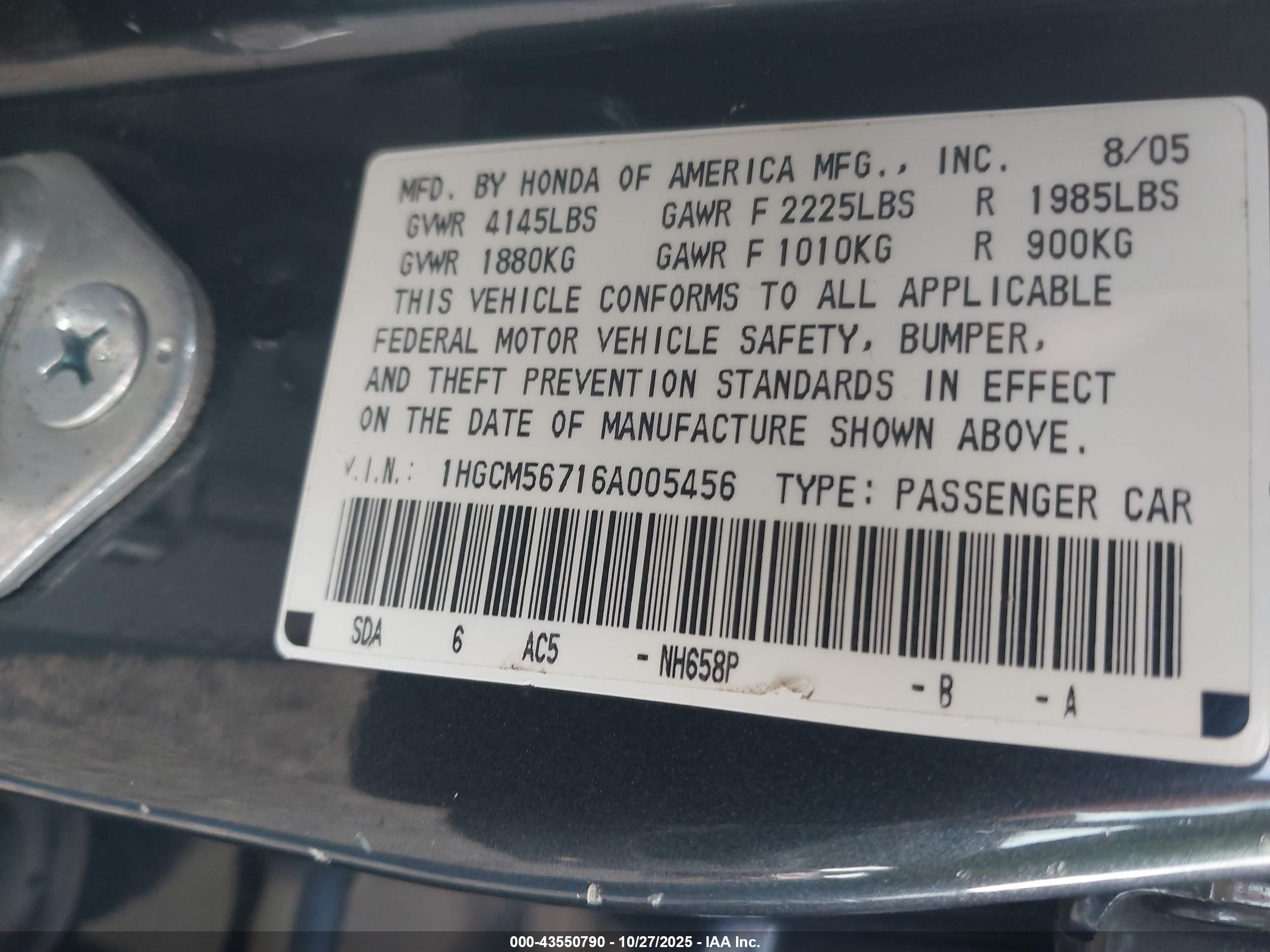 HONDA ACCORD image 9