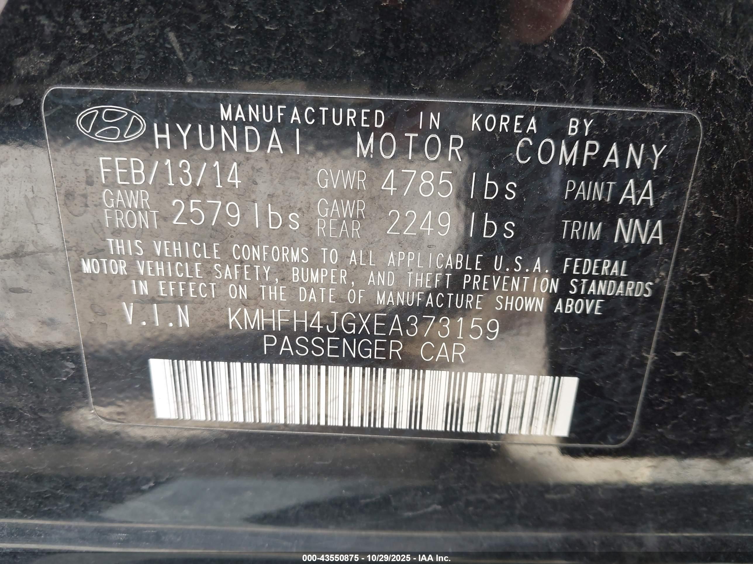 HYUNDAI AZERA image 9