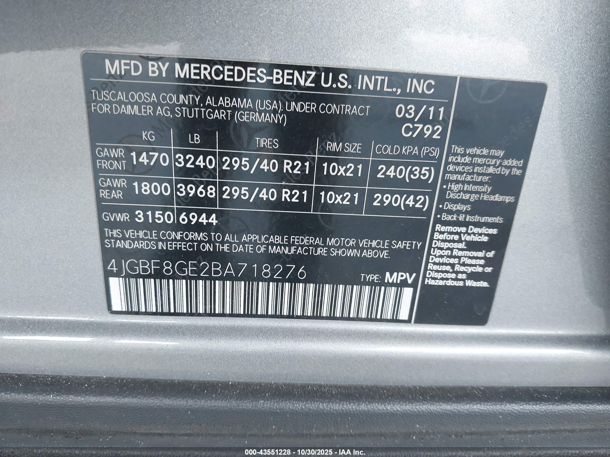 MERCEDES-BENZ GL image 9