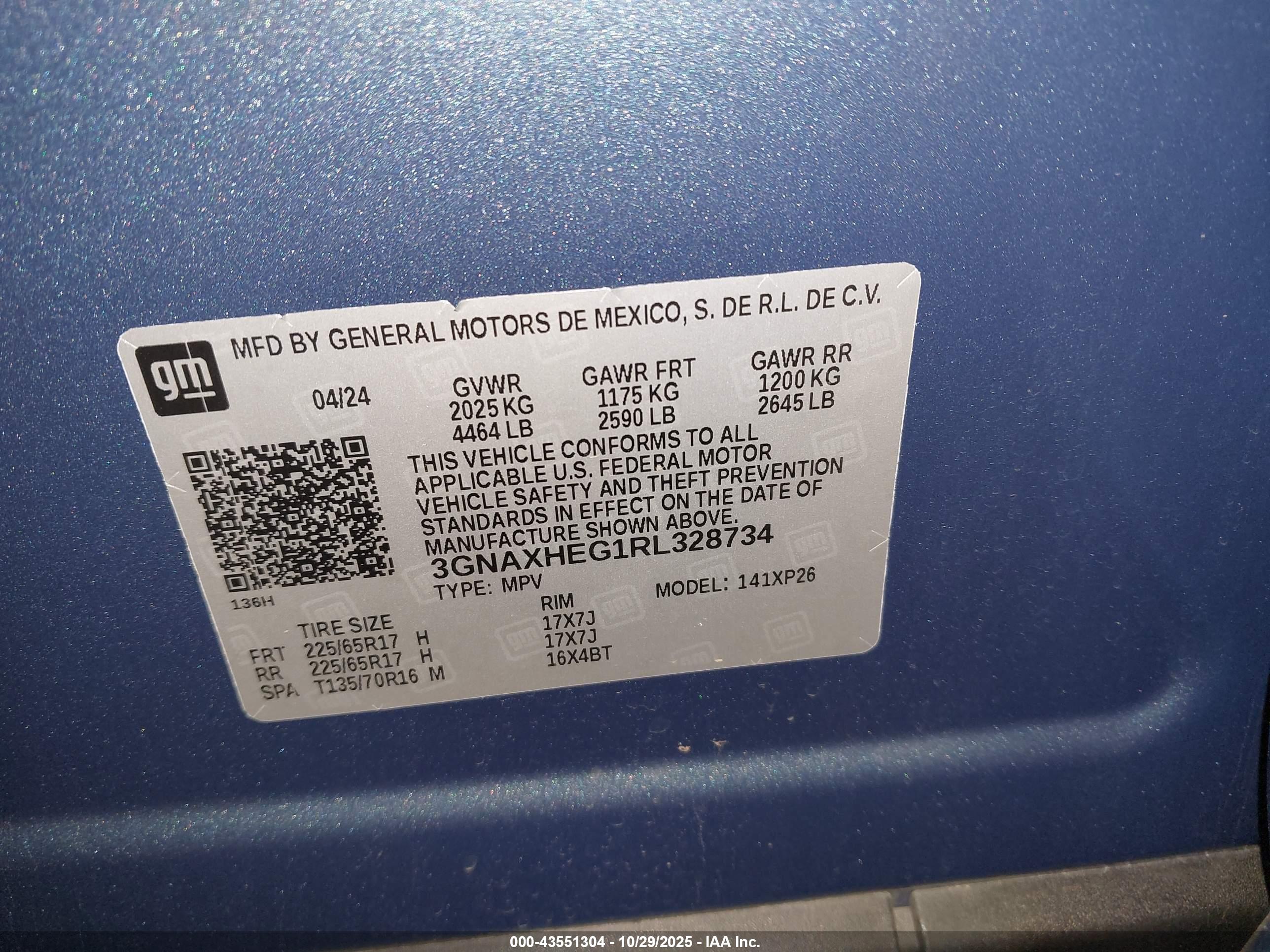 CHEVROLET EQUINOX image 9
