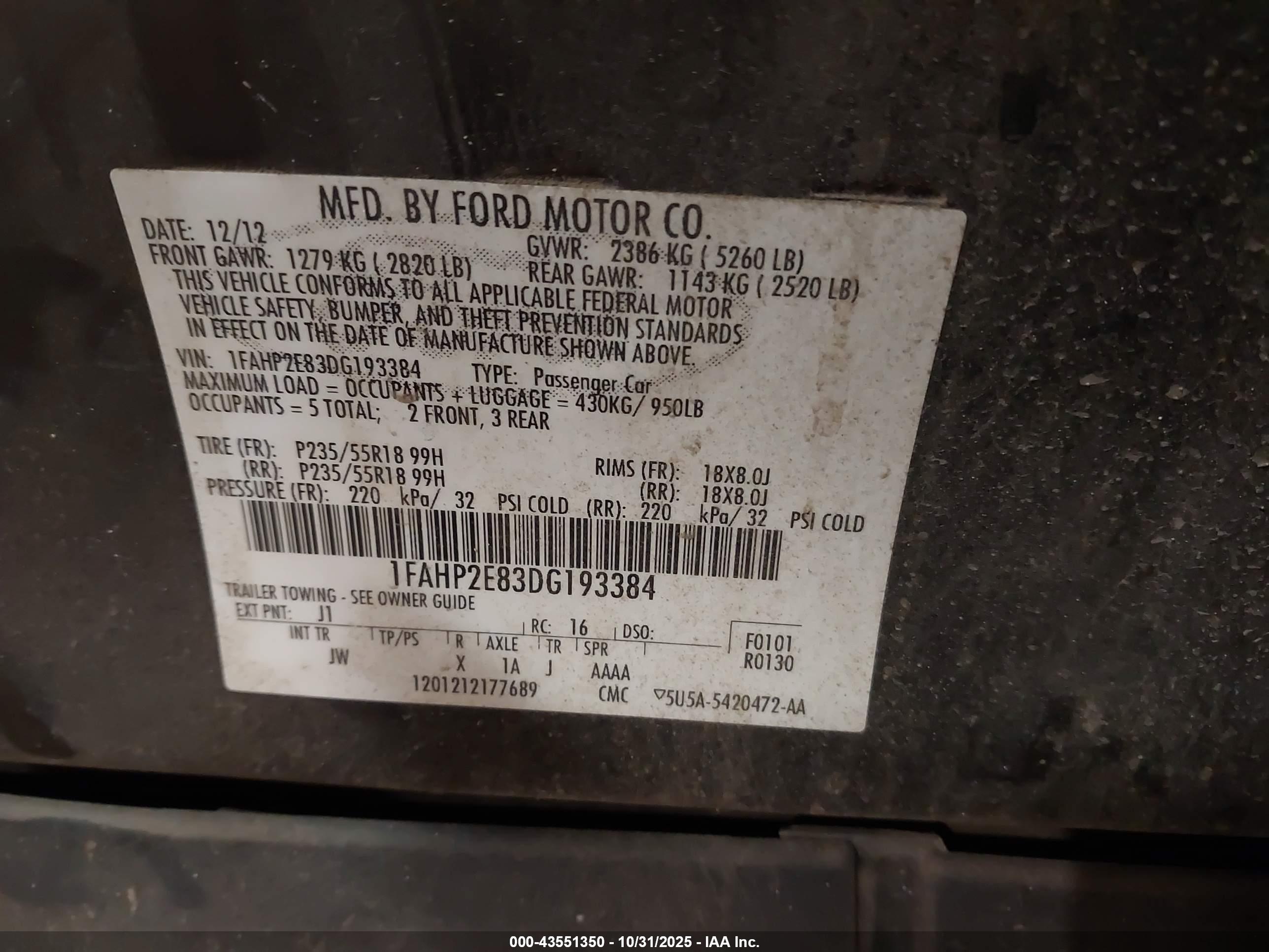FORD TAURUS image 9