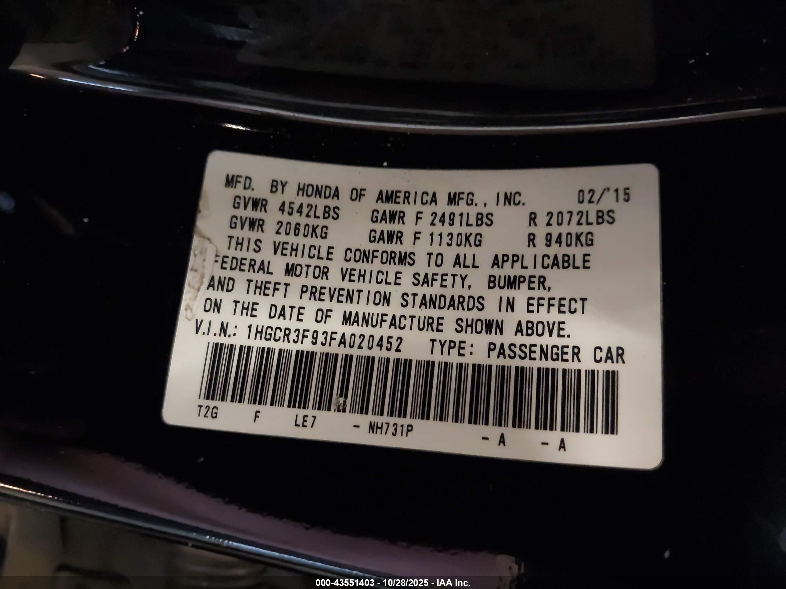 HONDA ACCORD image 9