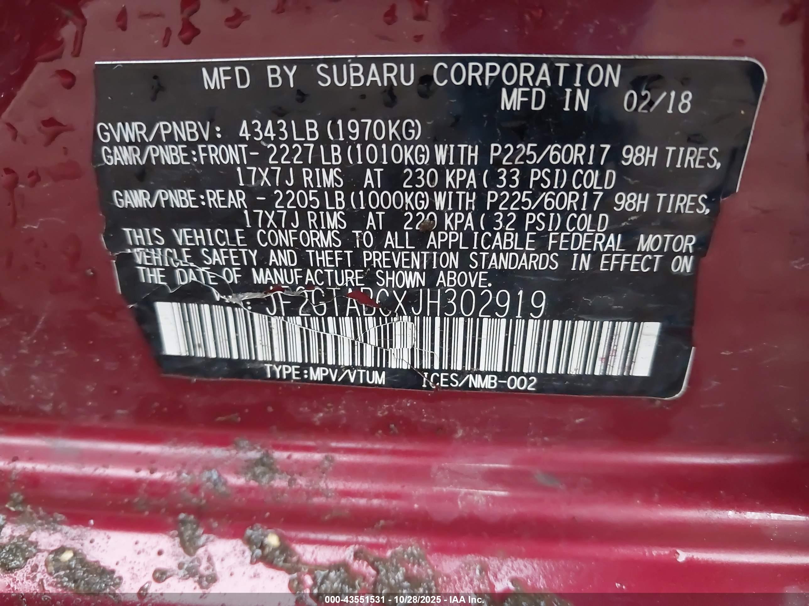 SUBARU CROSSTREK image 9