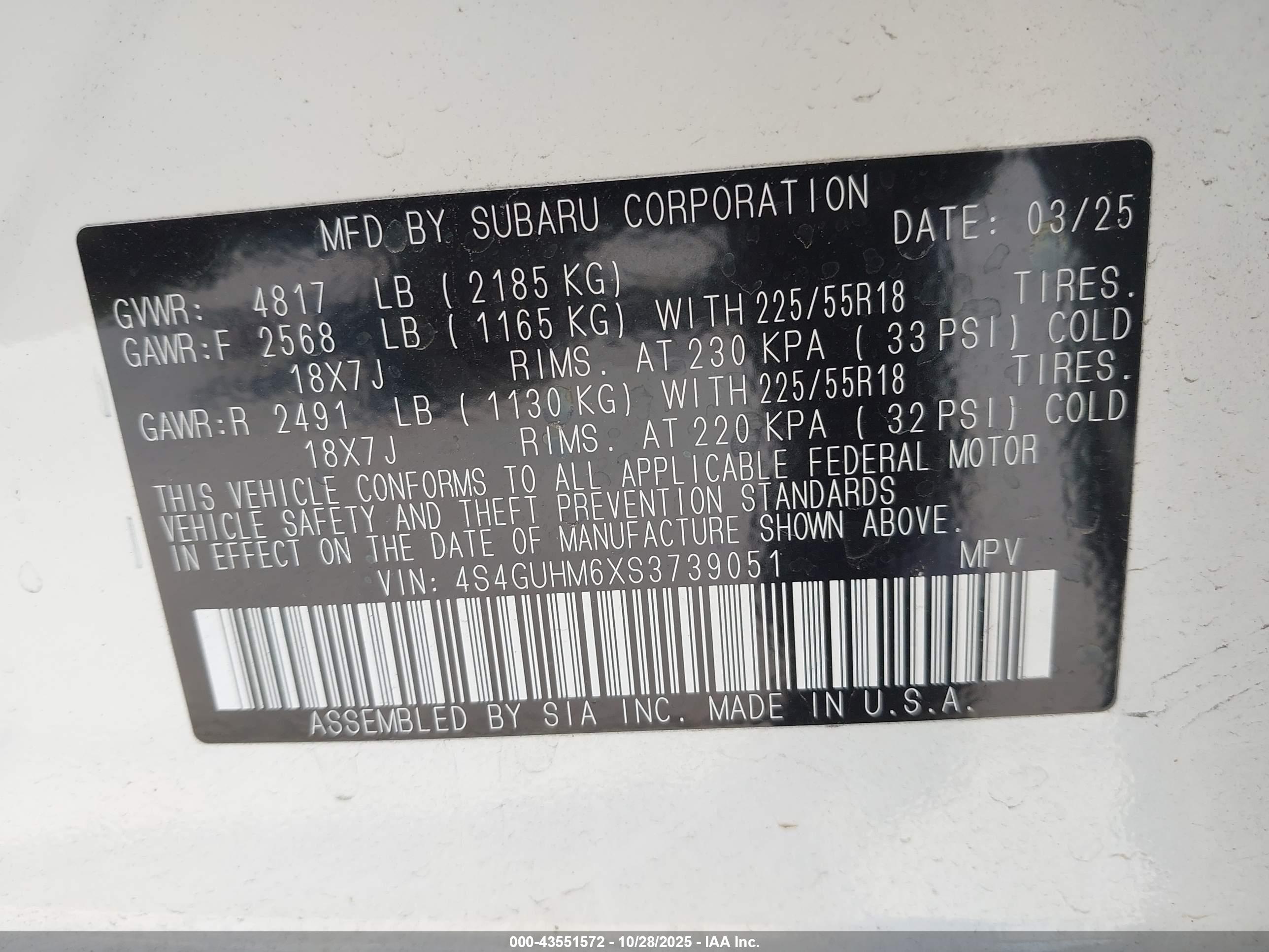 SUBARU CROSSTREK image 9