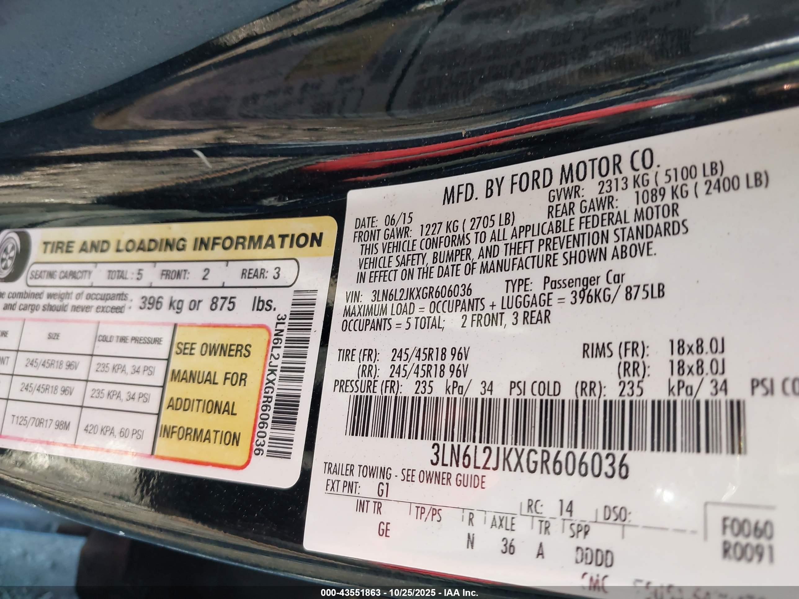 LINCOLN MKZ image 9