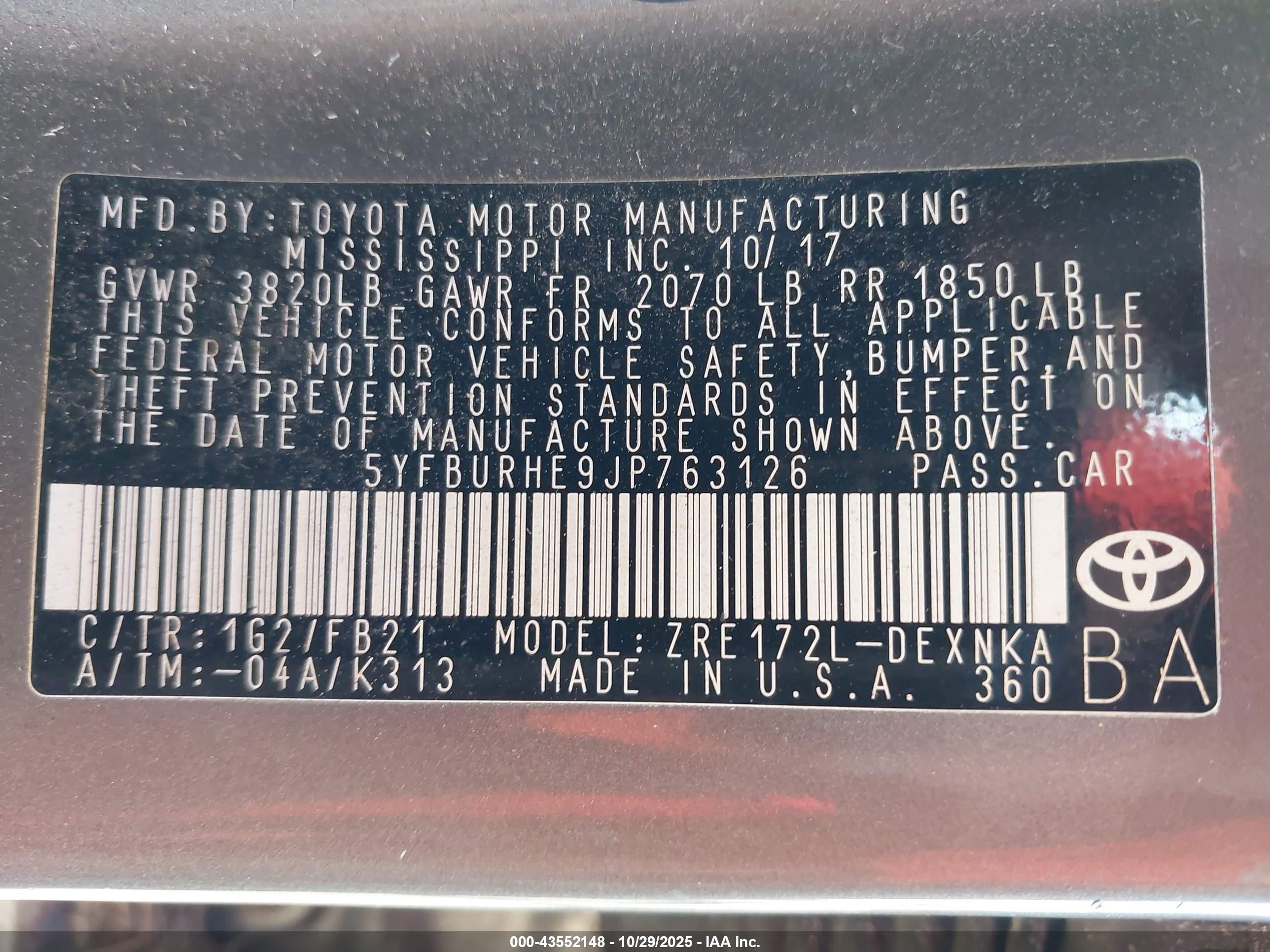 TOYOTA COROLLA image 9