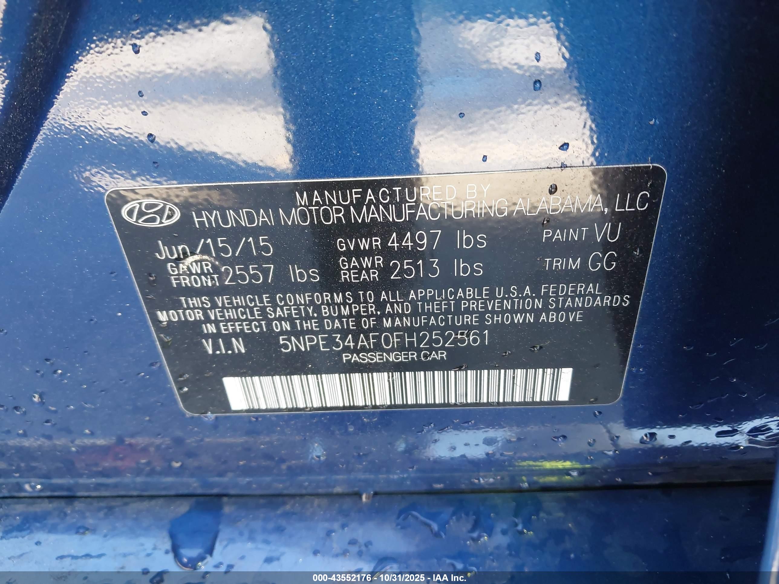 HYUNDAI SONATA image 9
