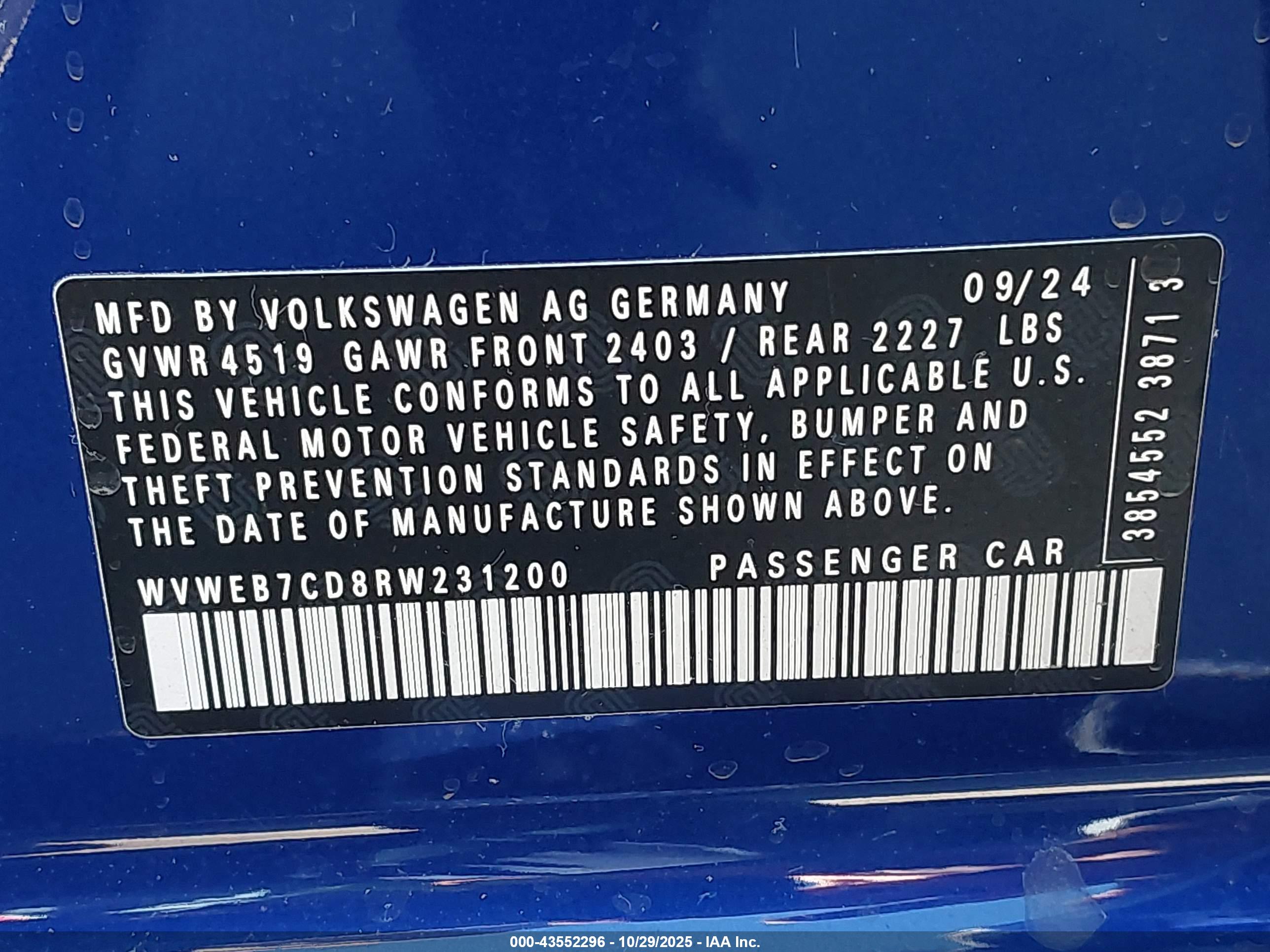 VOLKSWAGEN GOLF image 9