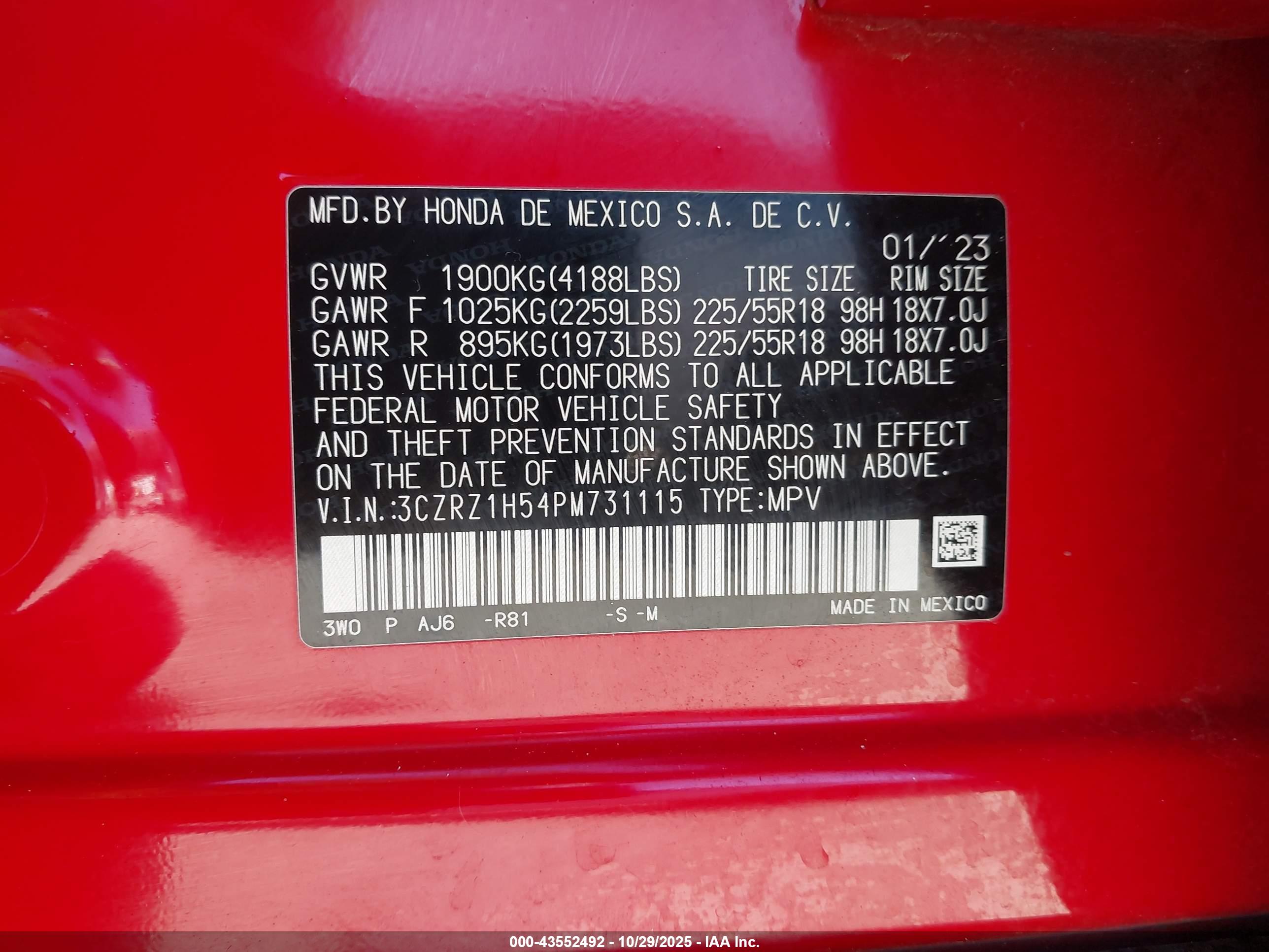 HONDA HR-V image 9