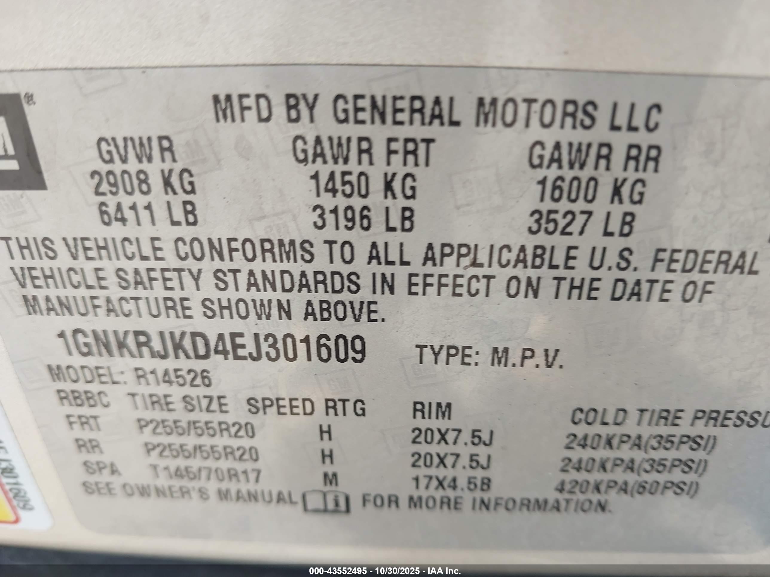 CHEVROLET TRAVERSE image 9