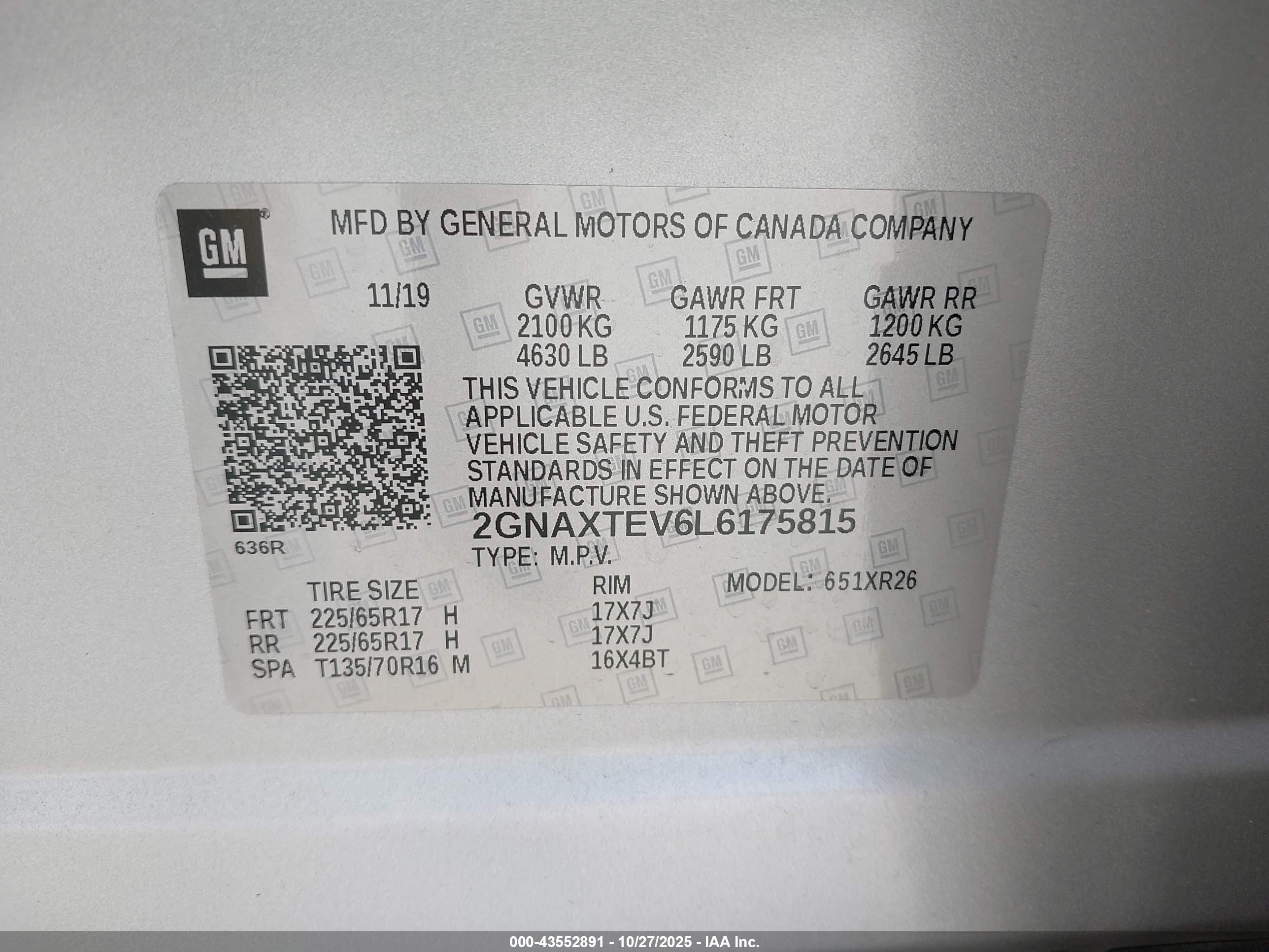 CHEVROLET EQUINOX image 9