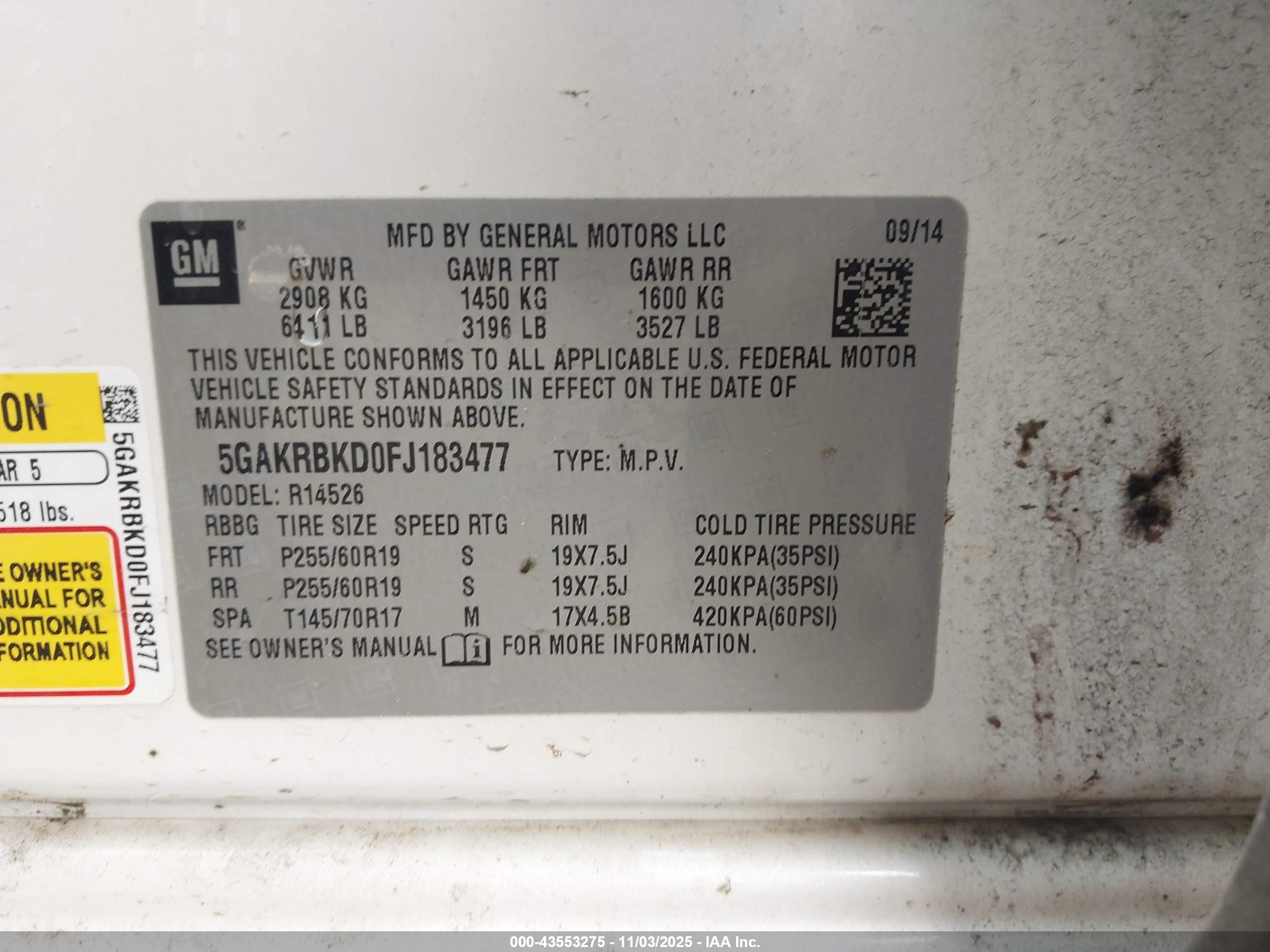 BUICK ENCLAVE image 9