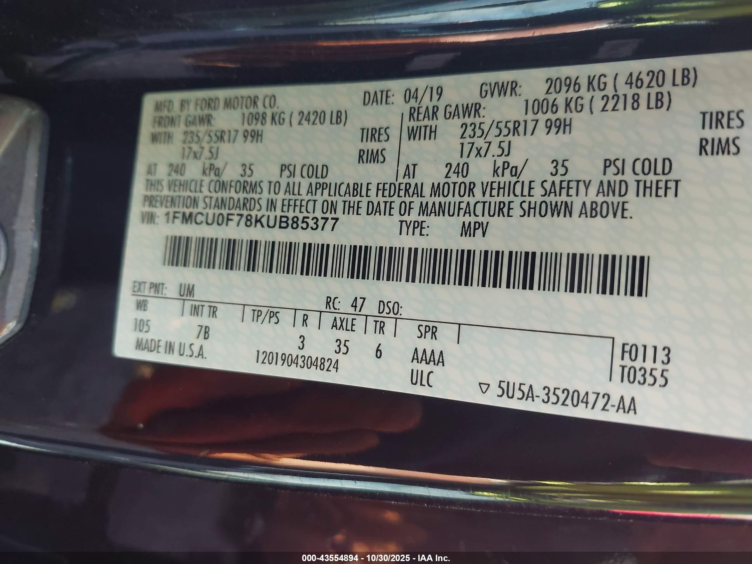 FORD ESCAPE image 9
