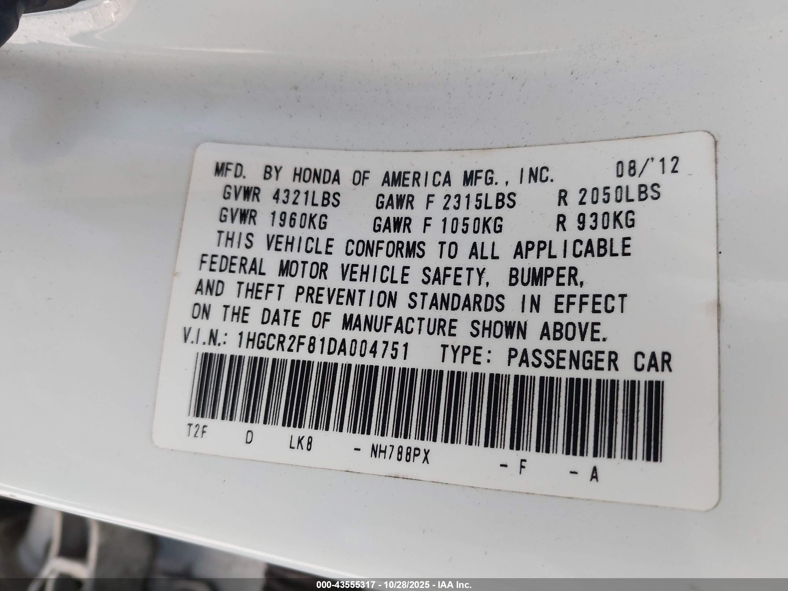HONDA ACCORD image 9