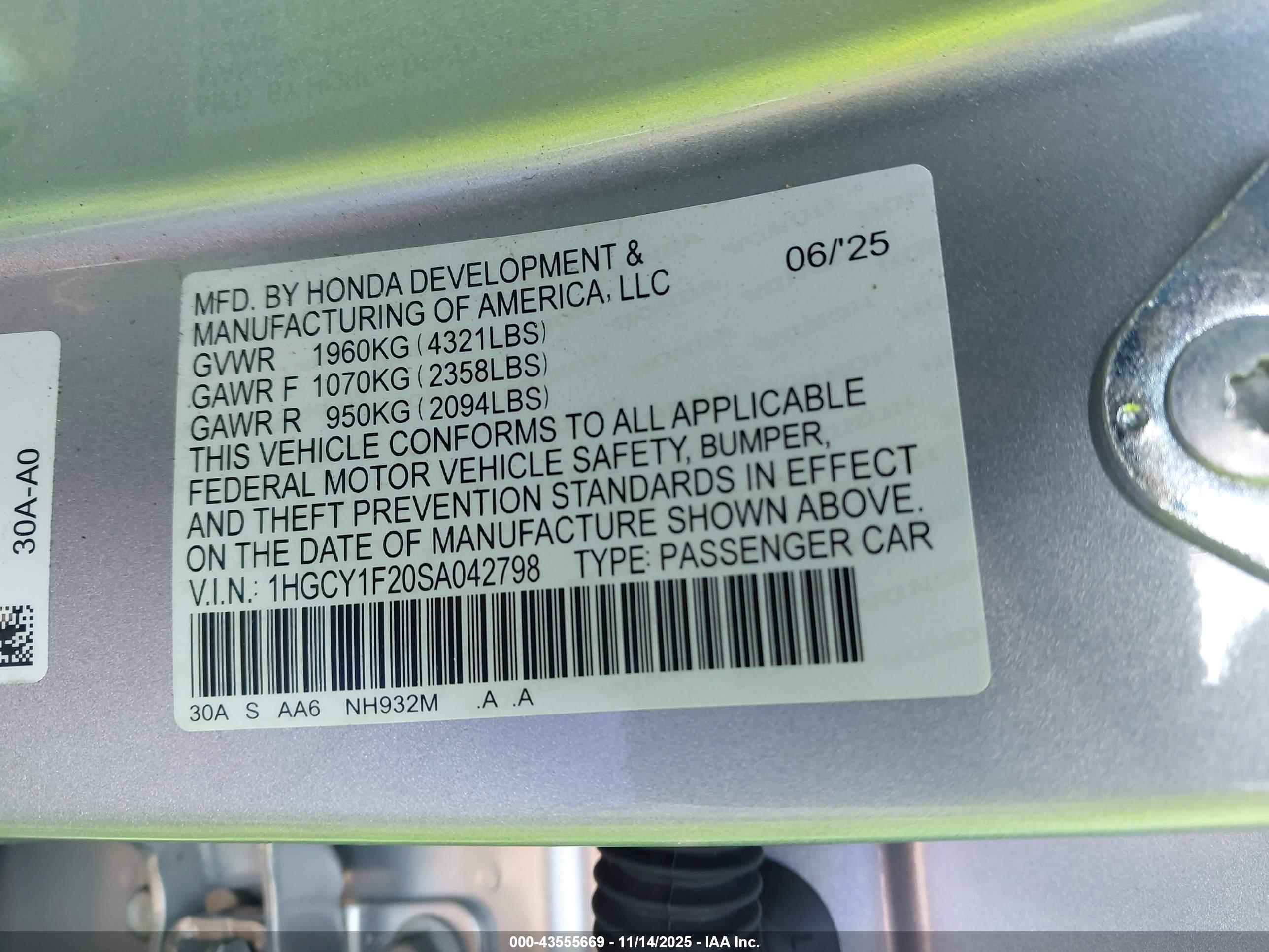 HONDA ACCORD image 9