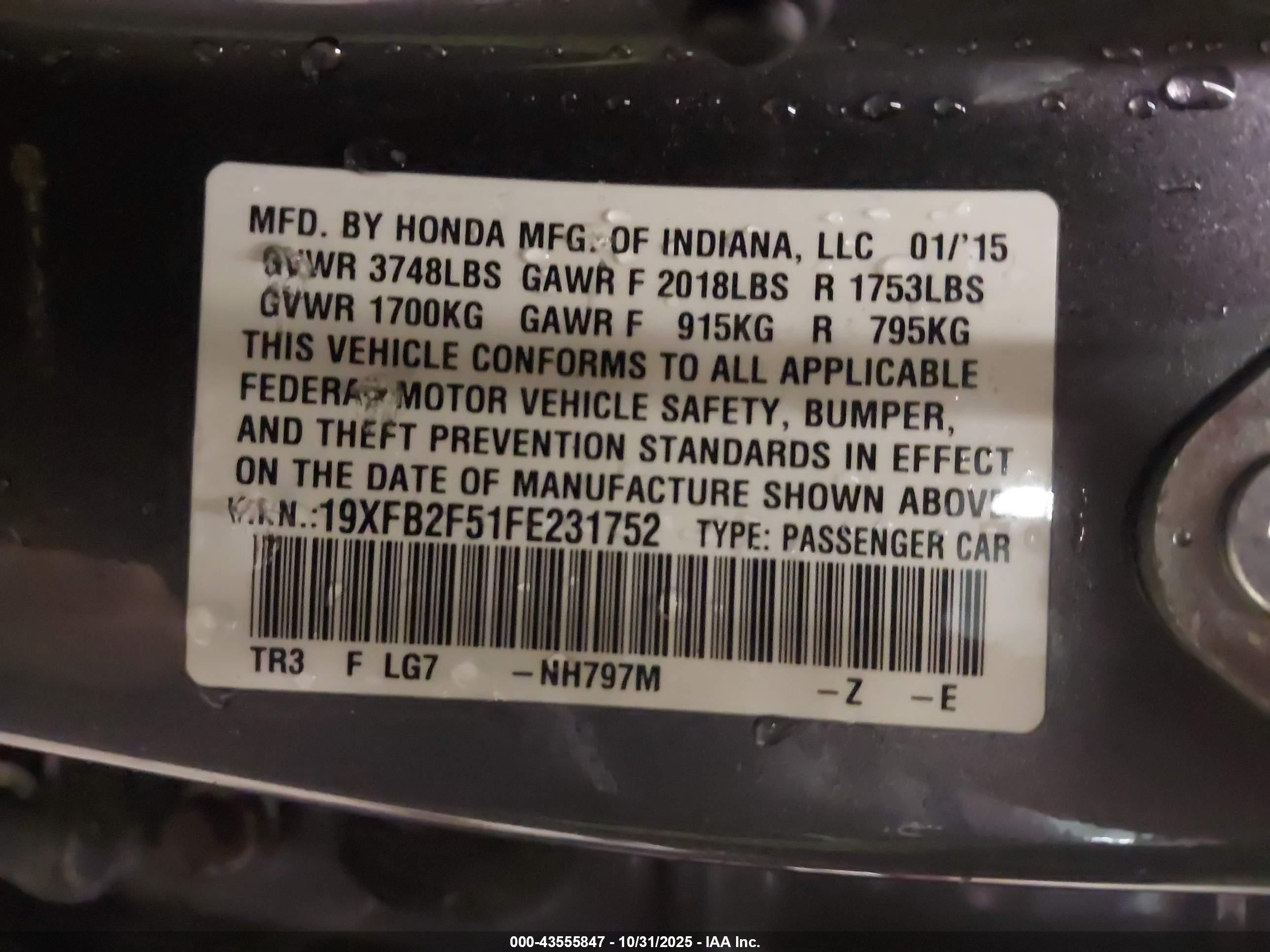 HONDA CIVIC image 9