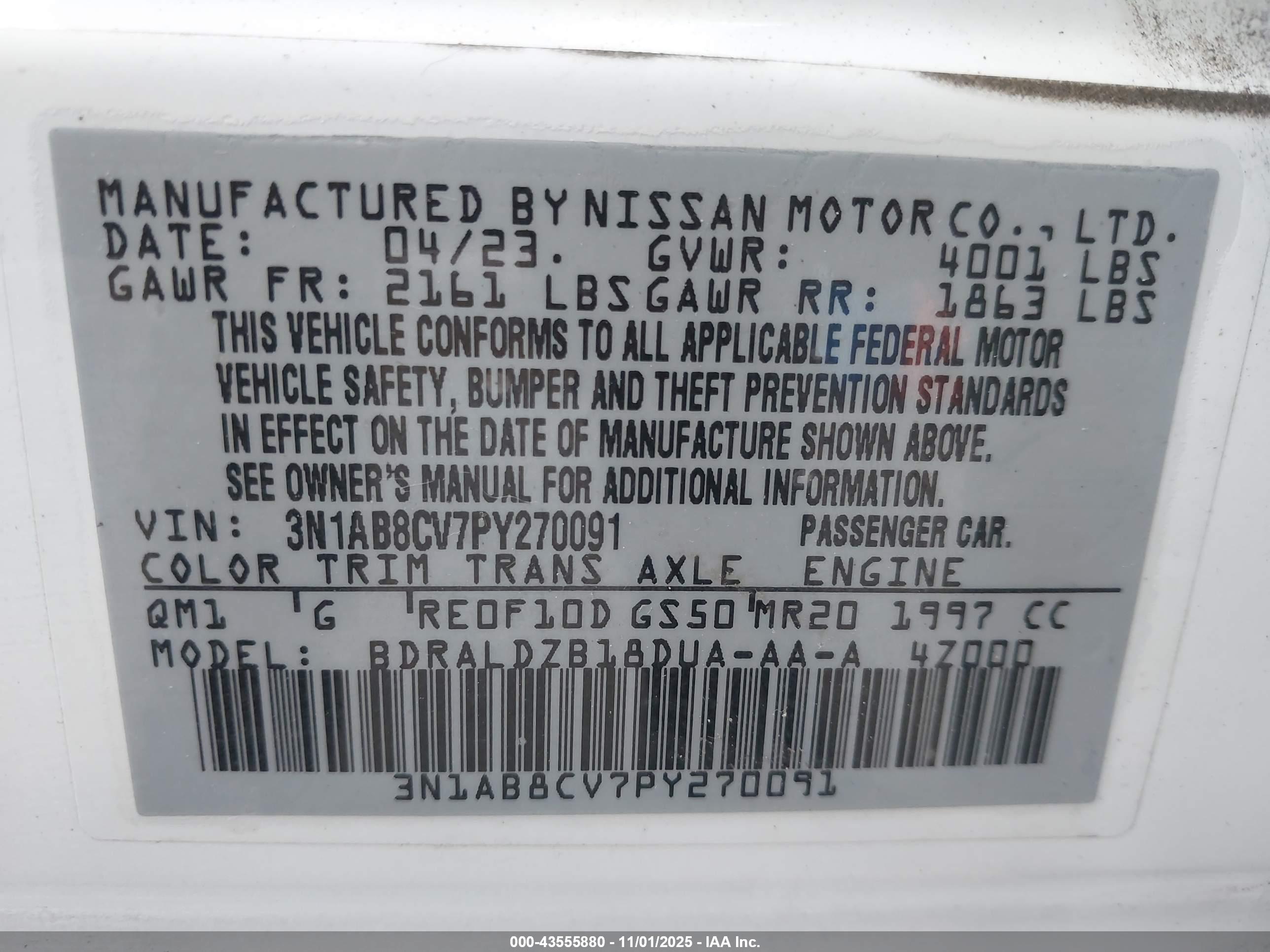 NISSAN SENTRA image 9