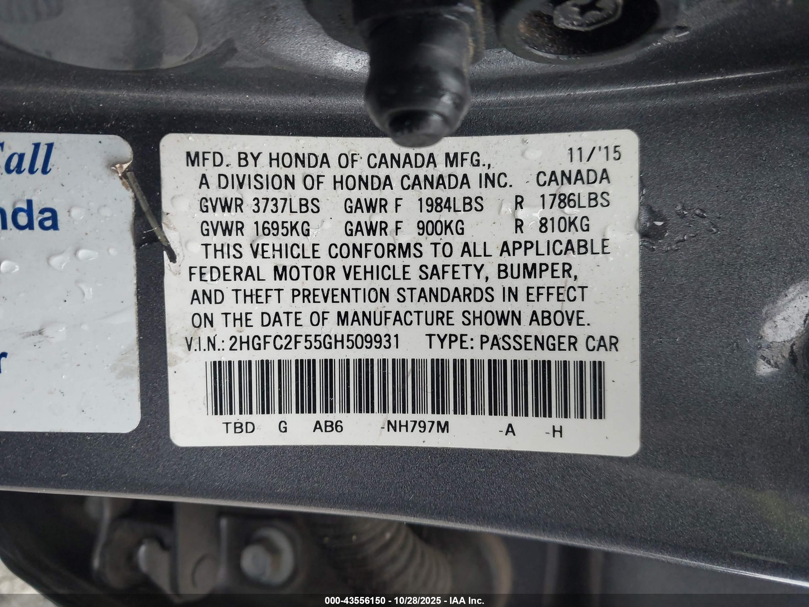 HONDA CIVIC image 9