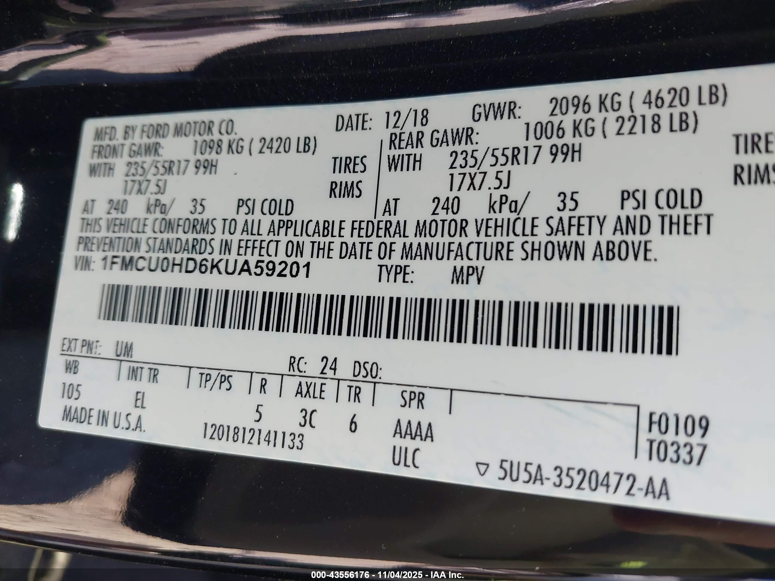 FORD ESCAPE image 9