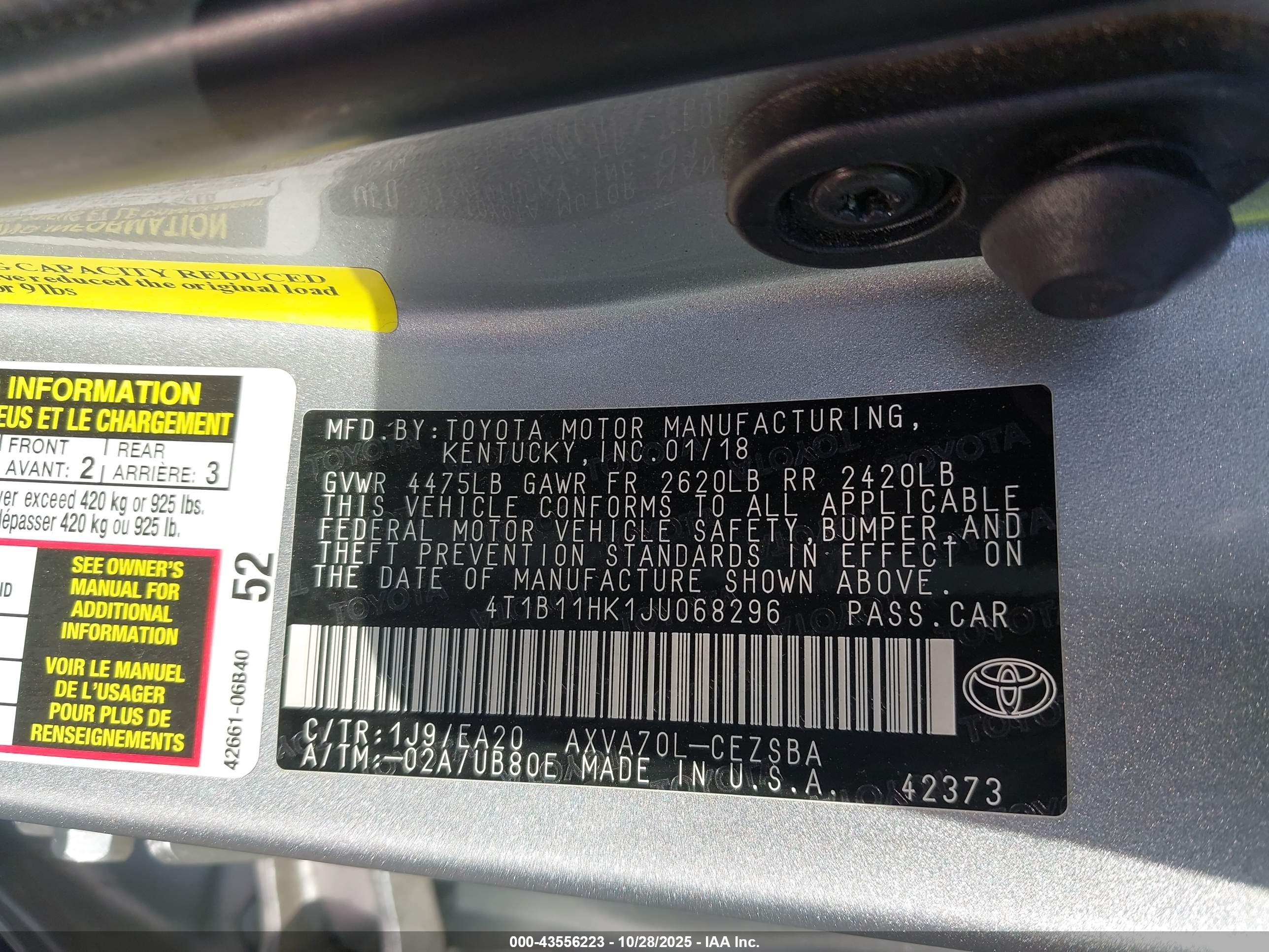 TOYOTA CAMRY image 9