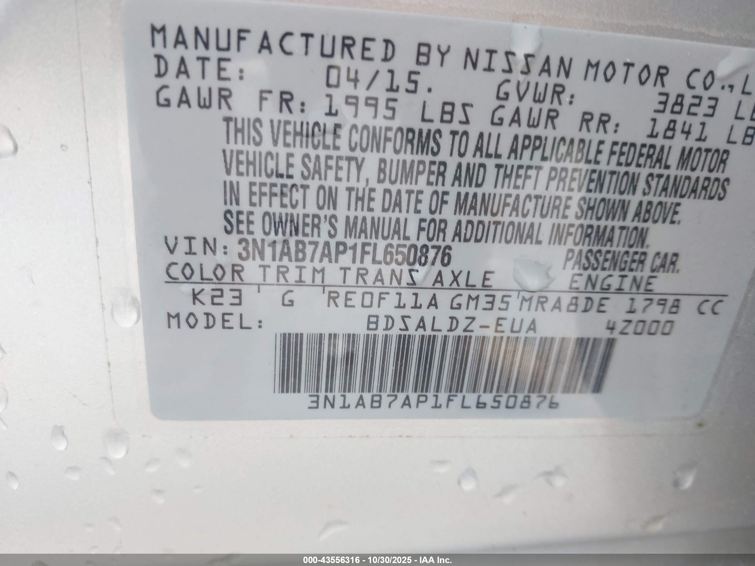 NISSAN SENTRA image 9