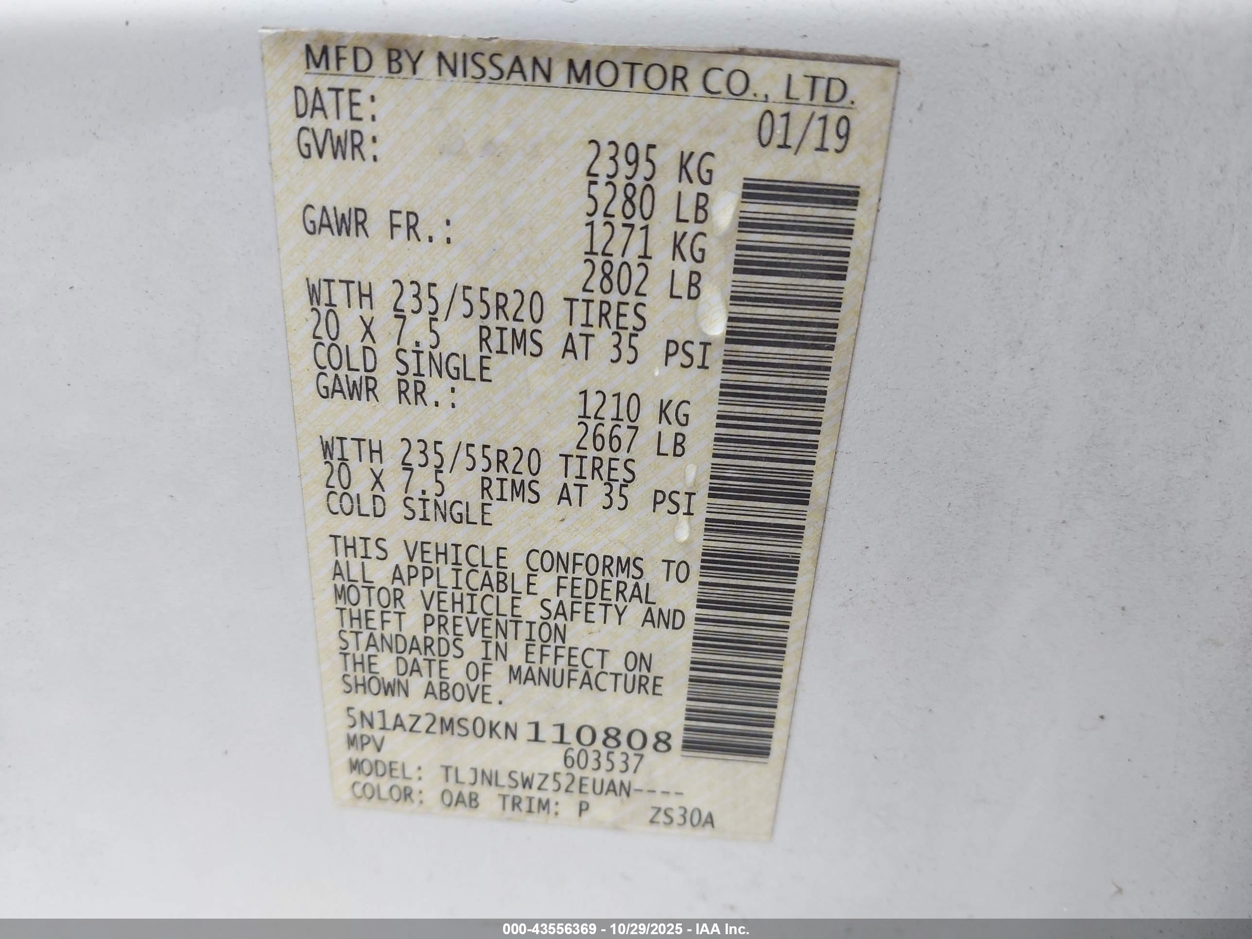 NISSAN MURANO image 9