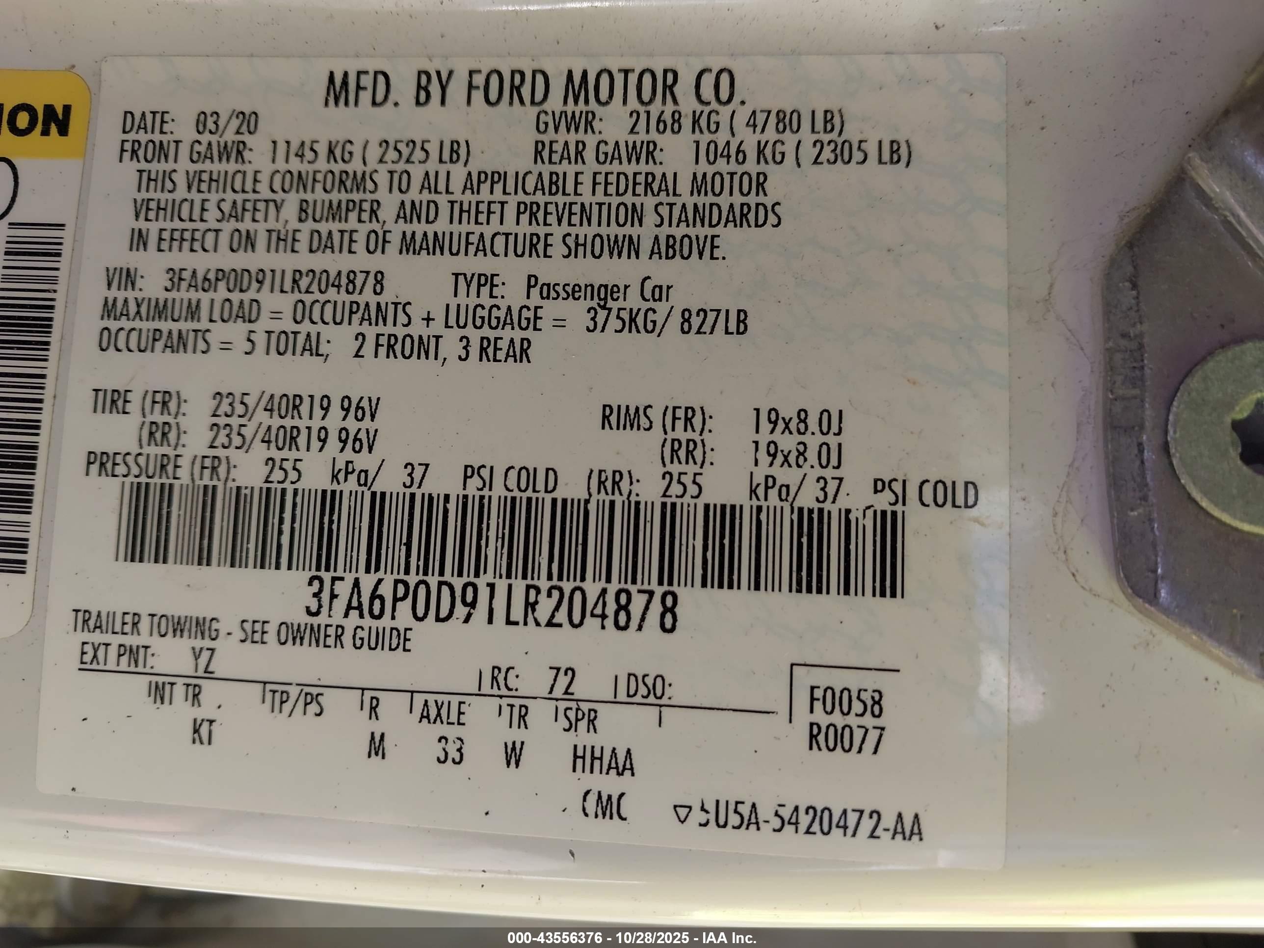 FORD FUSION image 9