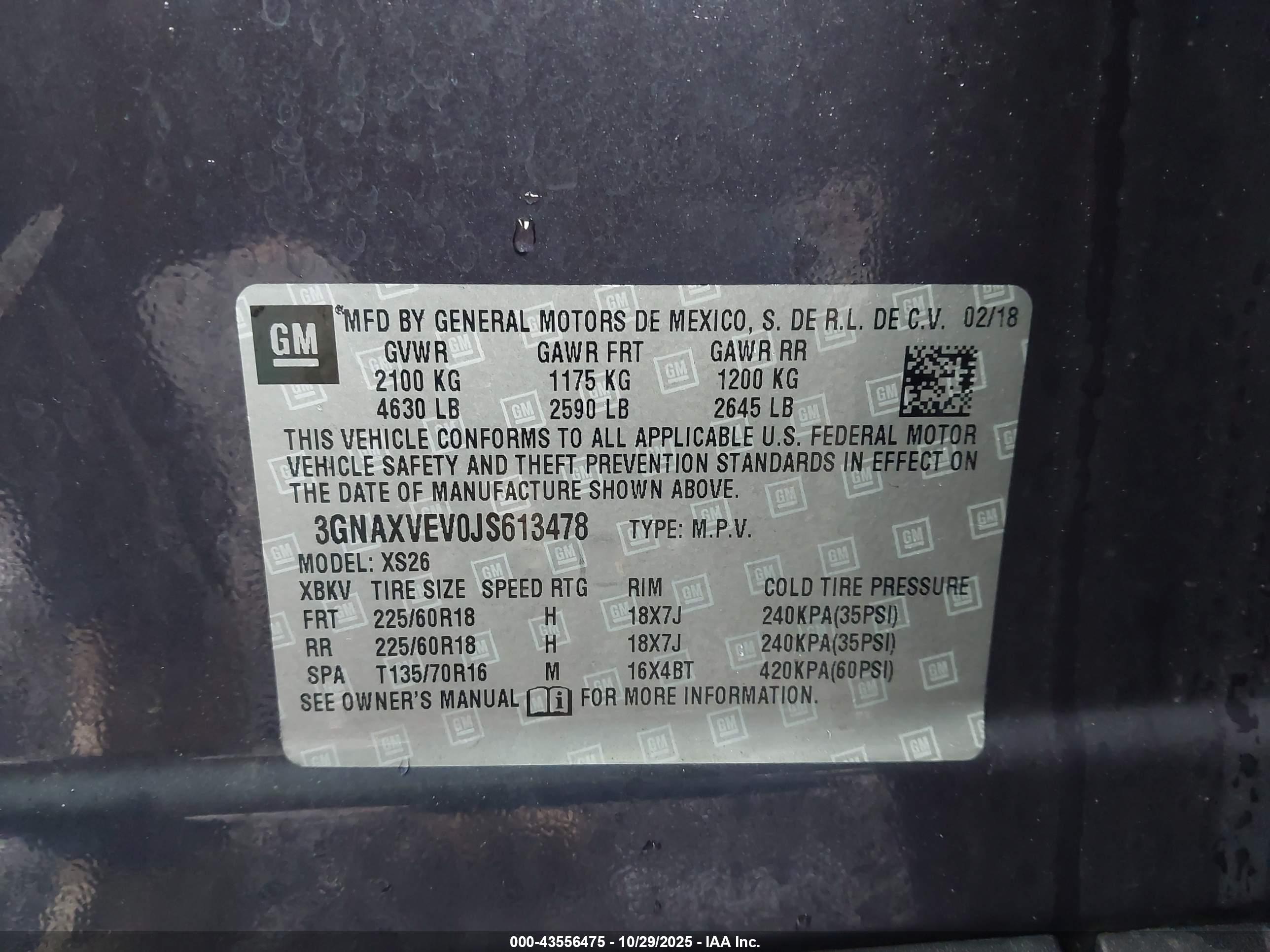 CHEVROLET EQUINOX image 9