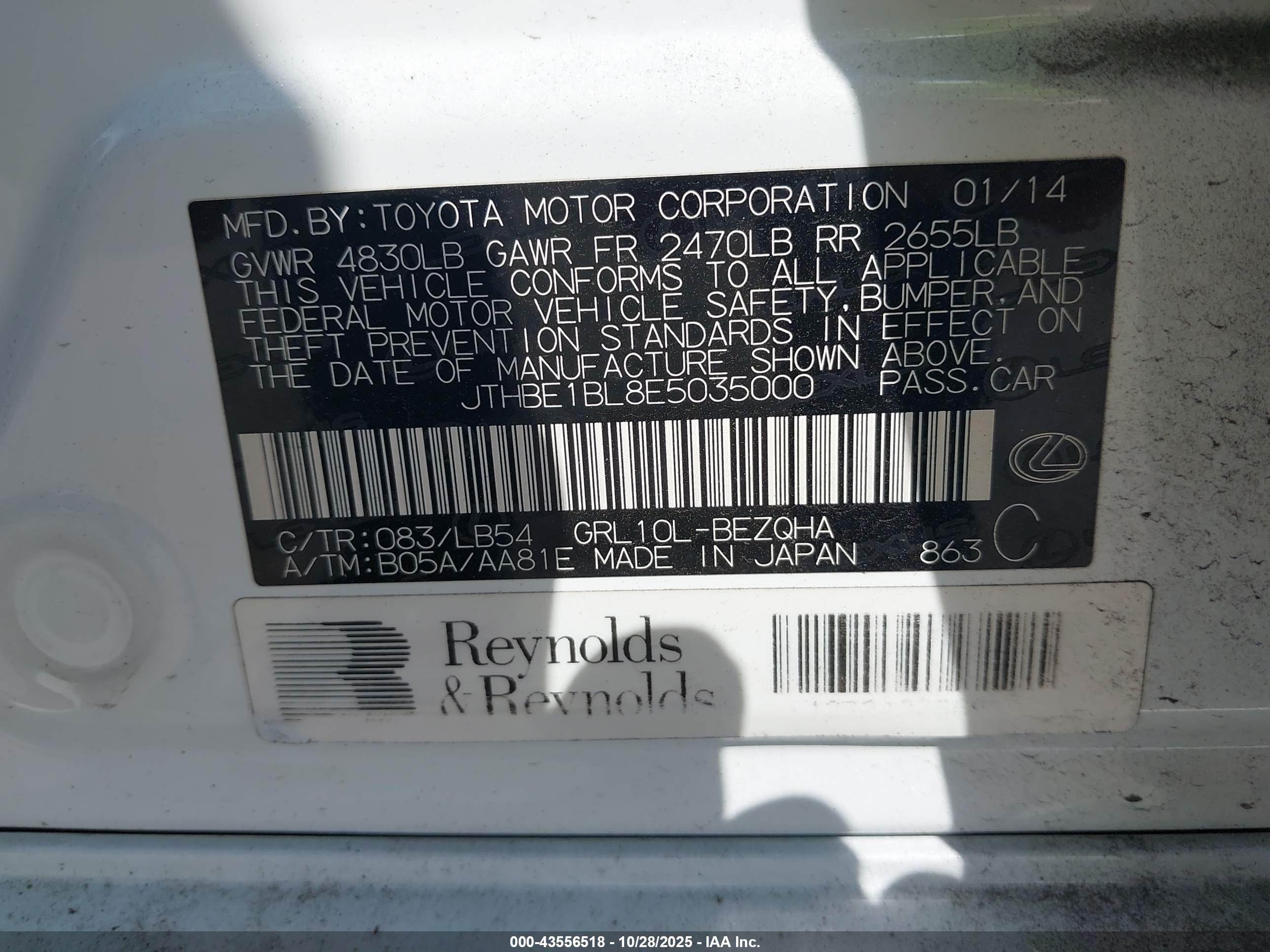 LEXUS GS image 9