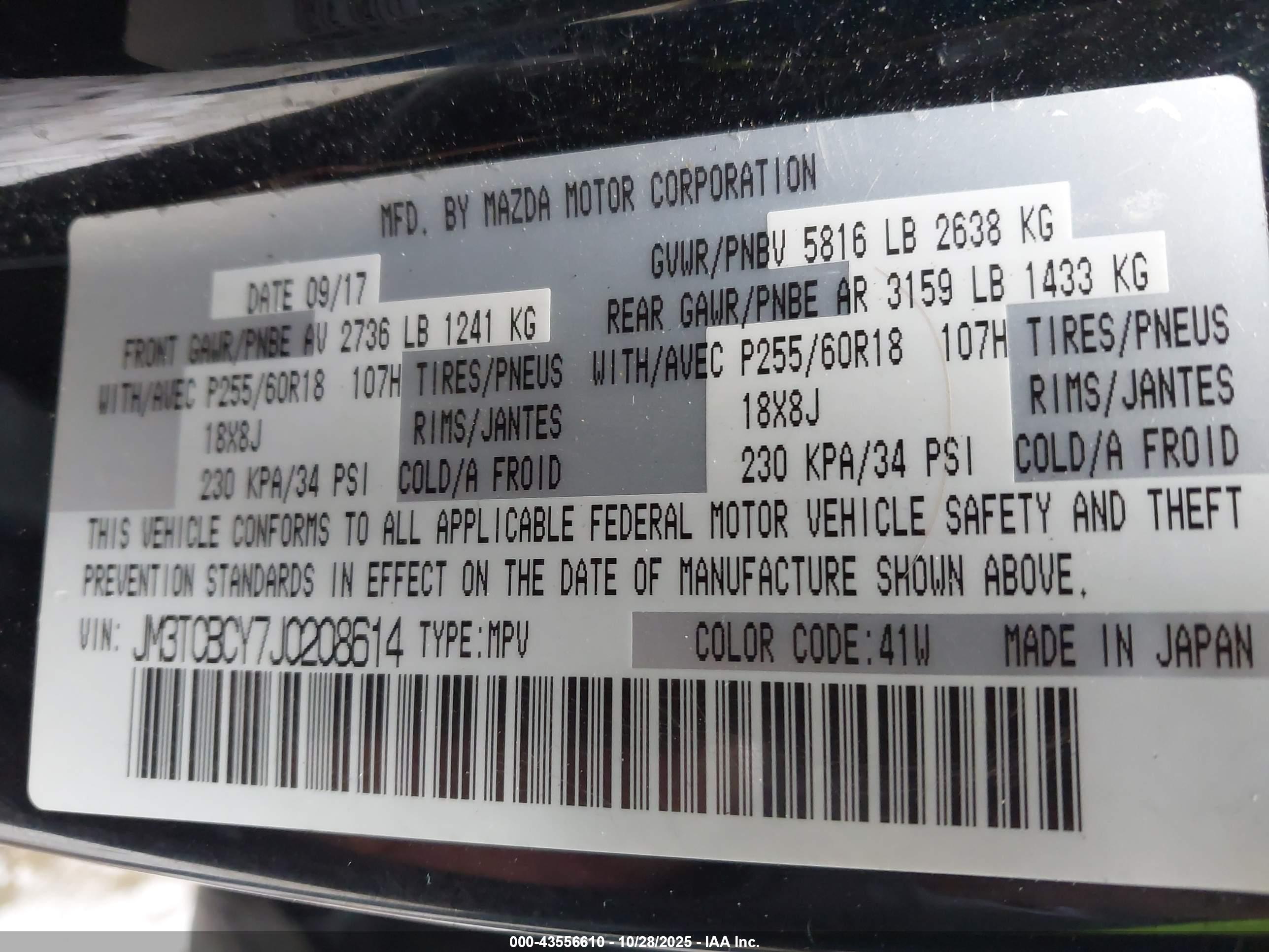 MAZDA CX-9 image 9