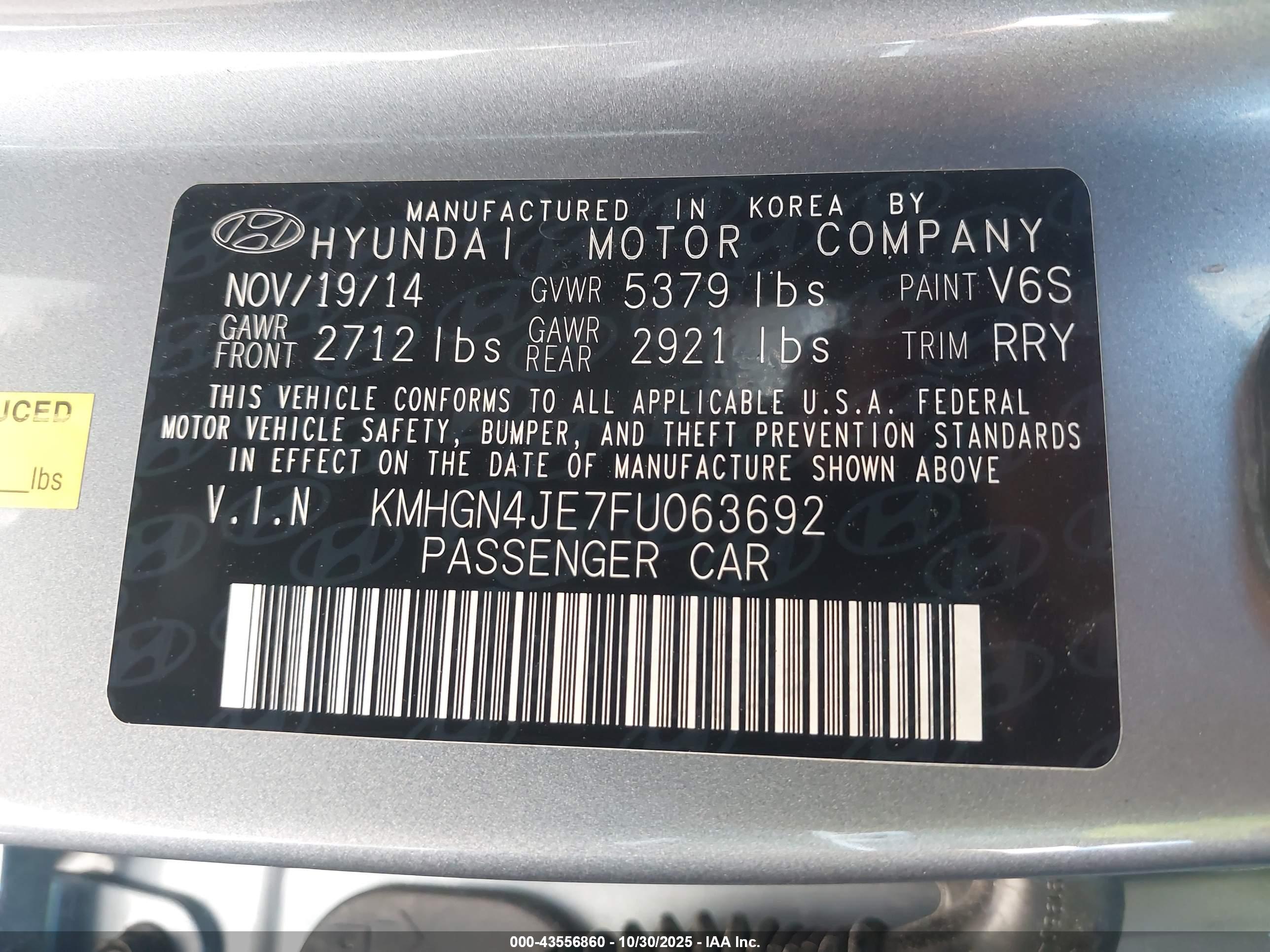 HYUNDAI GENESIS image 9